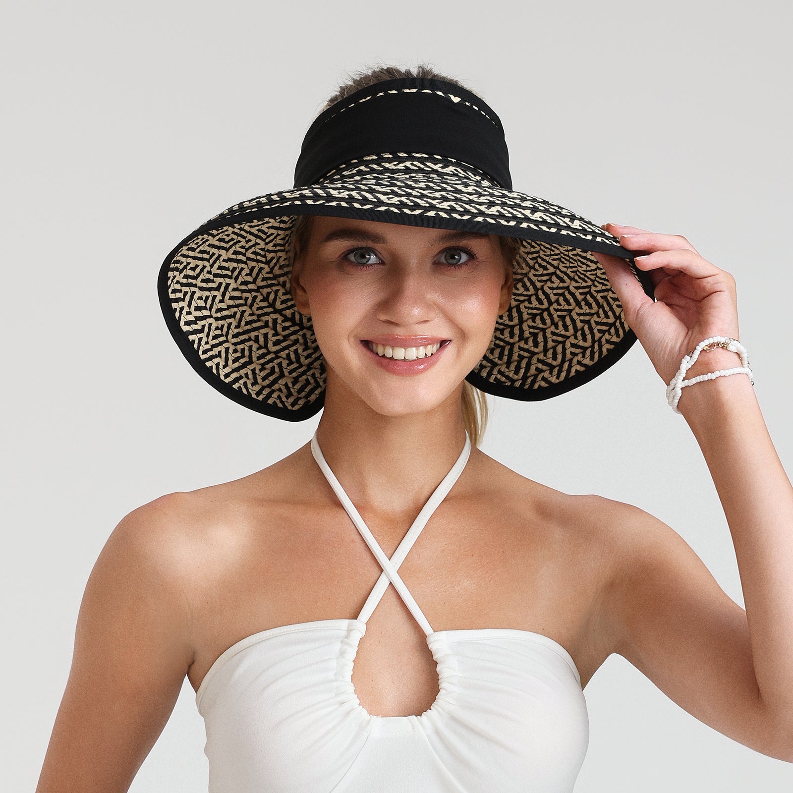 paper straw sun hats & beach visor