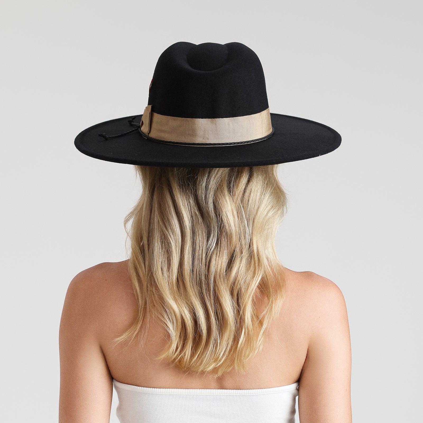 Wholesale Unisex Polyester Fedora Hat with  Flat Brim and UPF 50+ Sun Protection