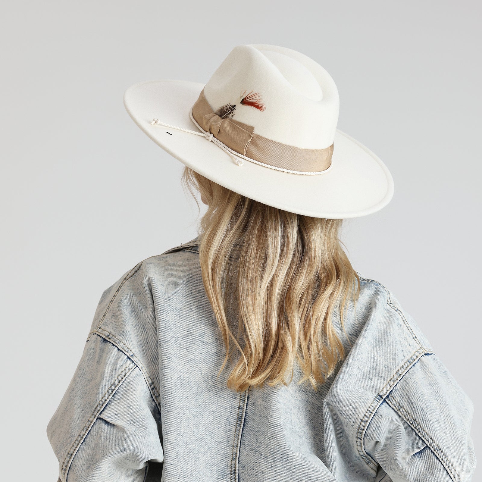 Wholesale Unisex Polyester Fedora Hat with  Flat Brim and UPF 50+ Sun Protection