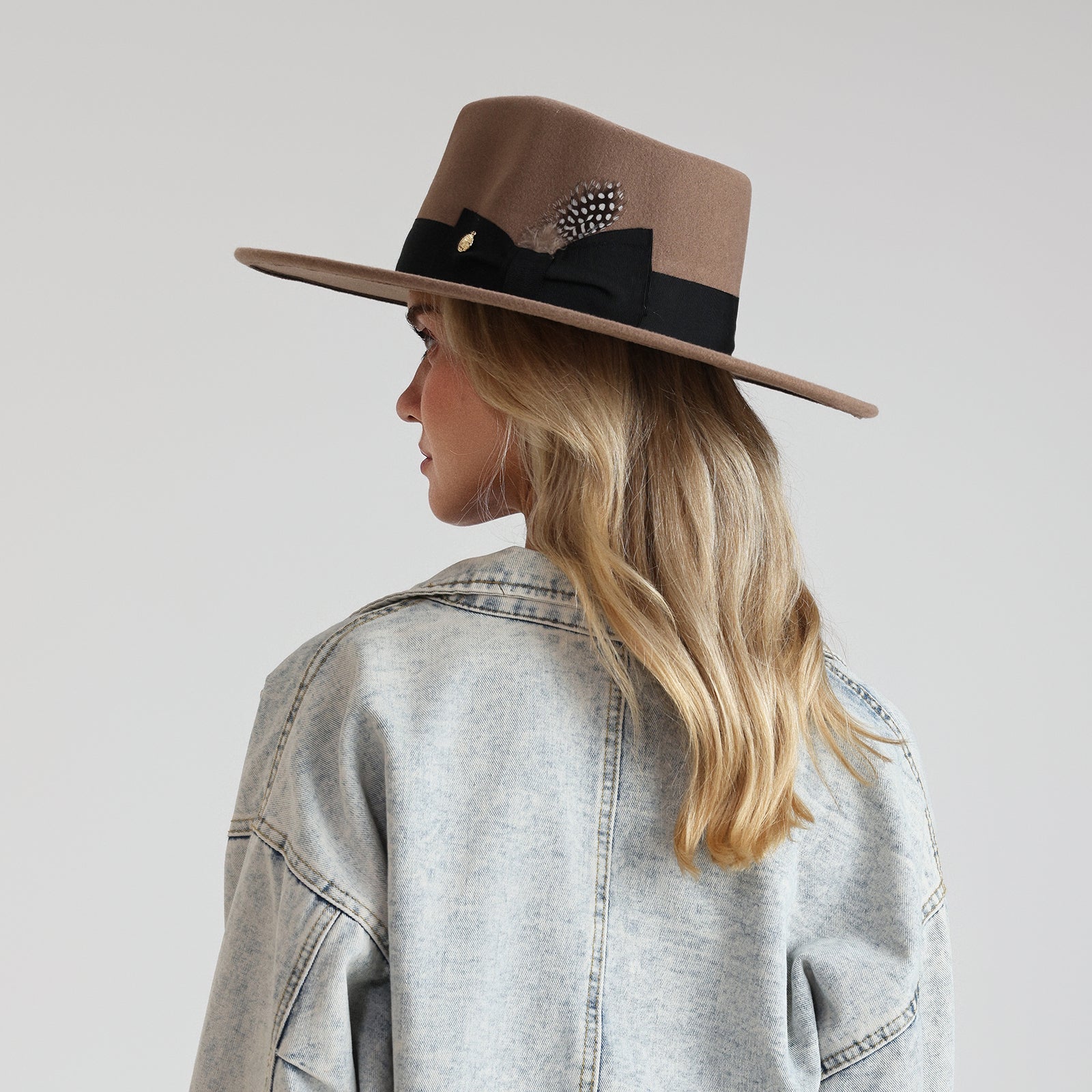 Wholesale Unisex Polyester Fedora Hat with  Flat Brim and UPF 50+ Sun Protection
