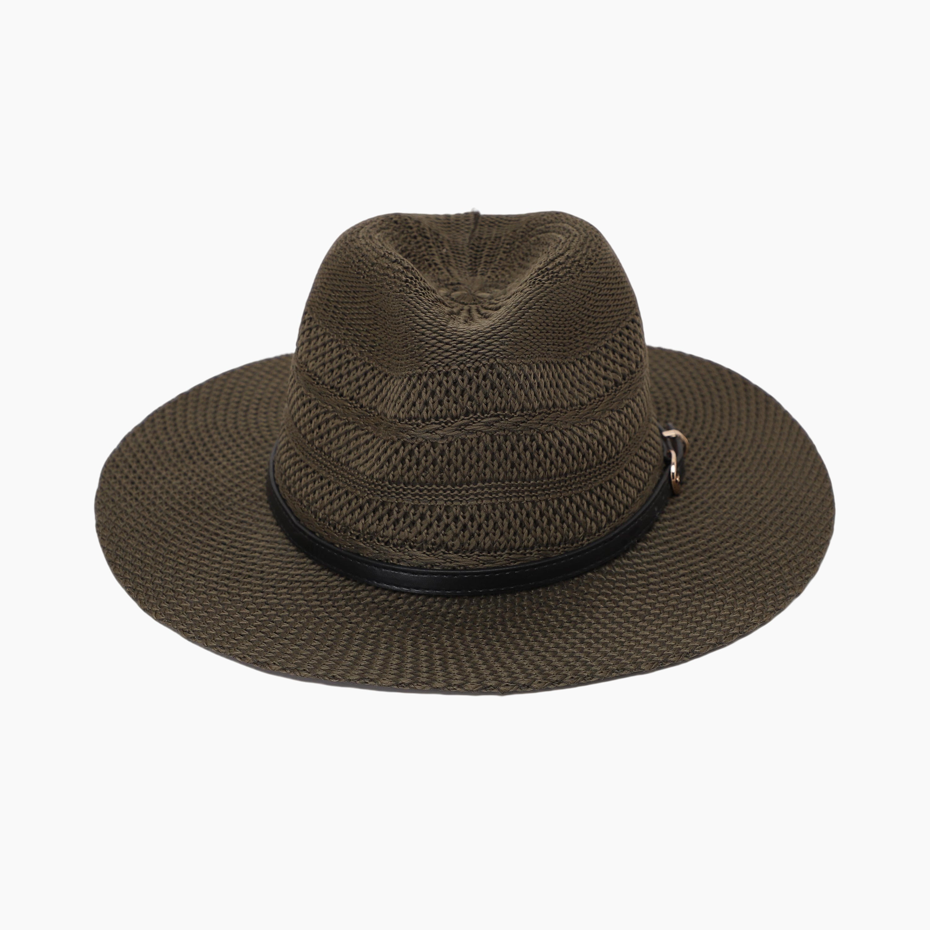 Wholesale Unisex Polyester Fedora Hat with Wide Brim and UPF 50+ Sun Protection
