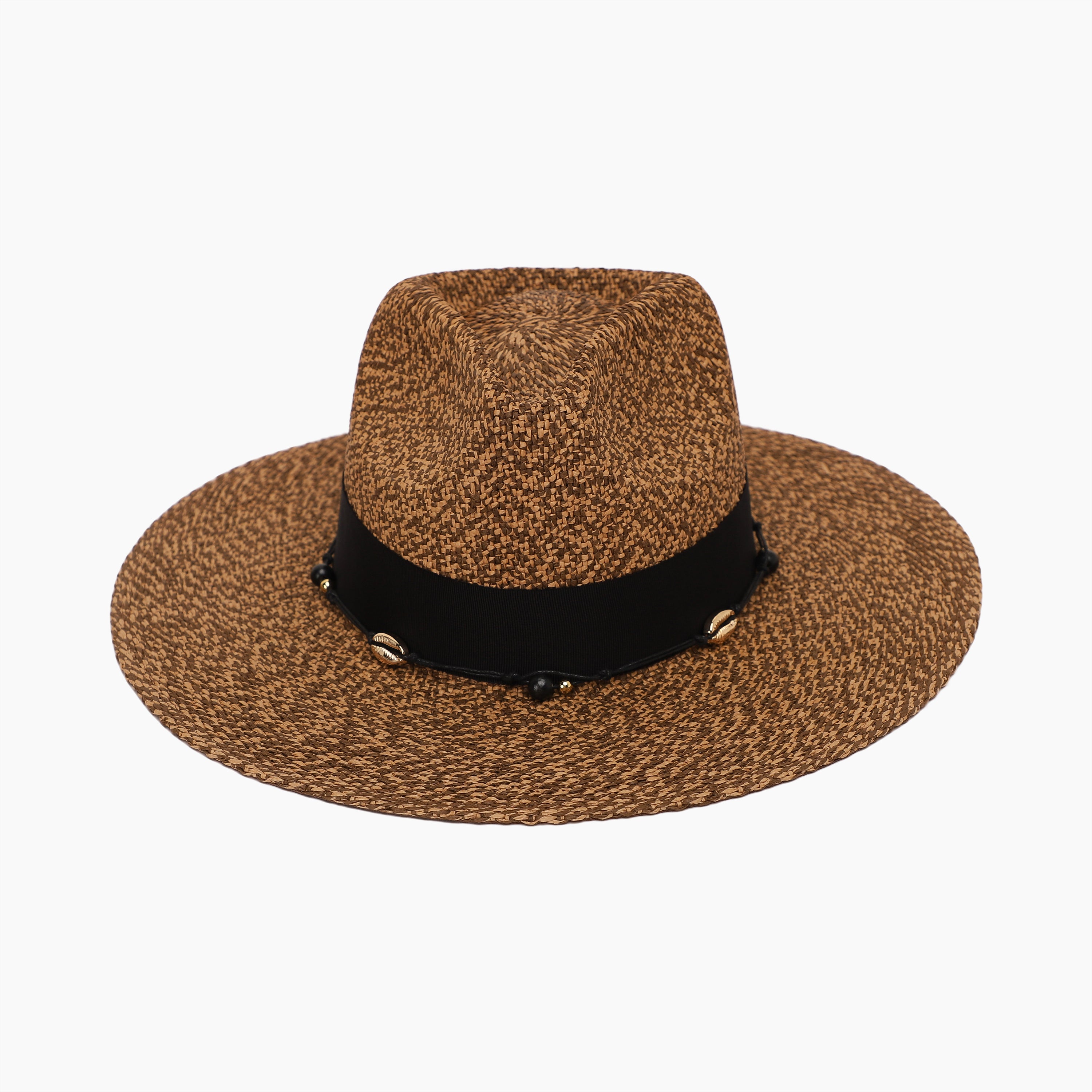 Wholesale Unisex Paper Straw Fedora Hat with Wide Brim and UPF 50+ Sun Protection