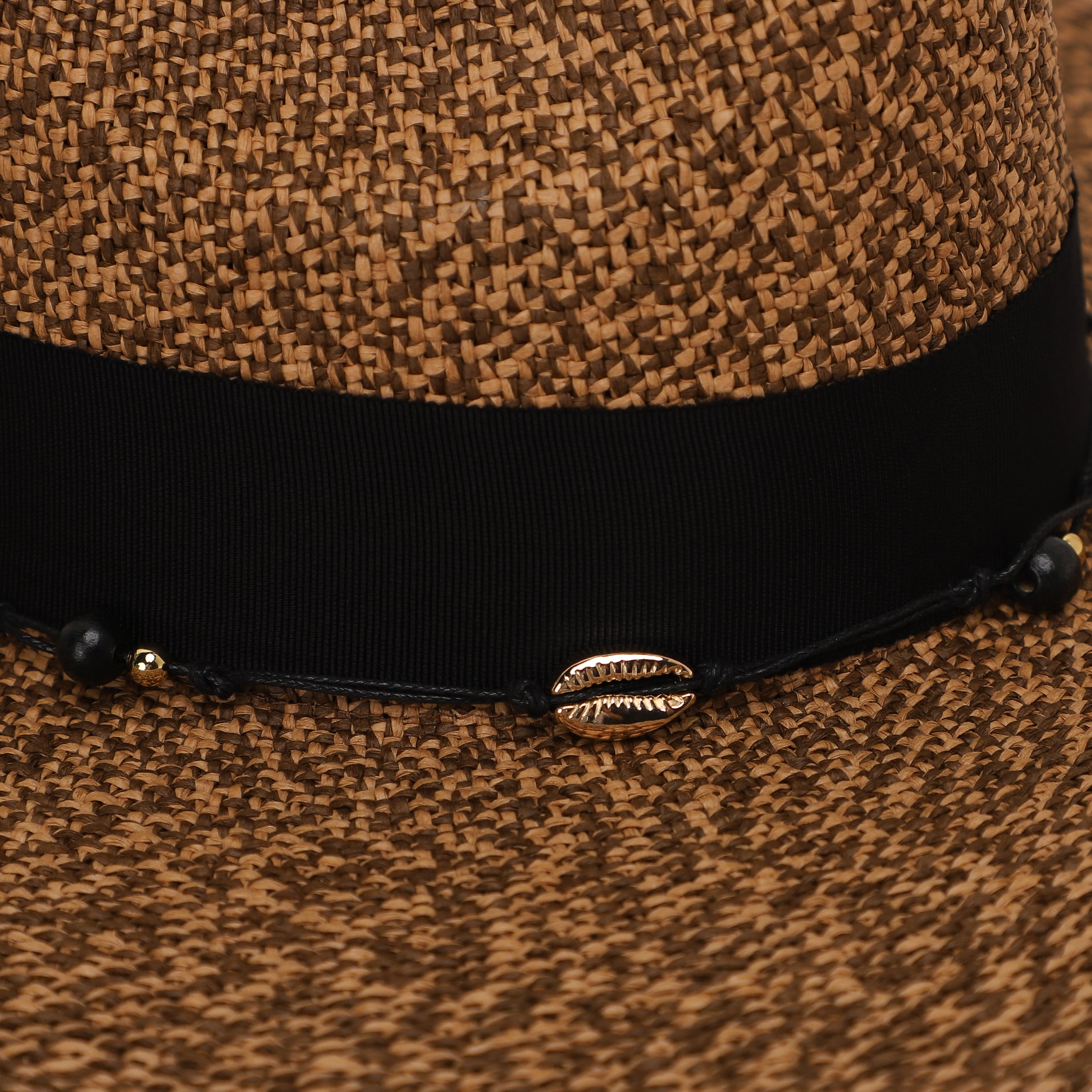 Wholesale Unisex Paper Straw Fedora Hat with Wide Brim and UPF 50+ Sun Protection