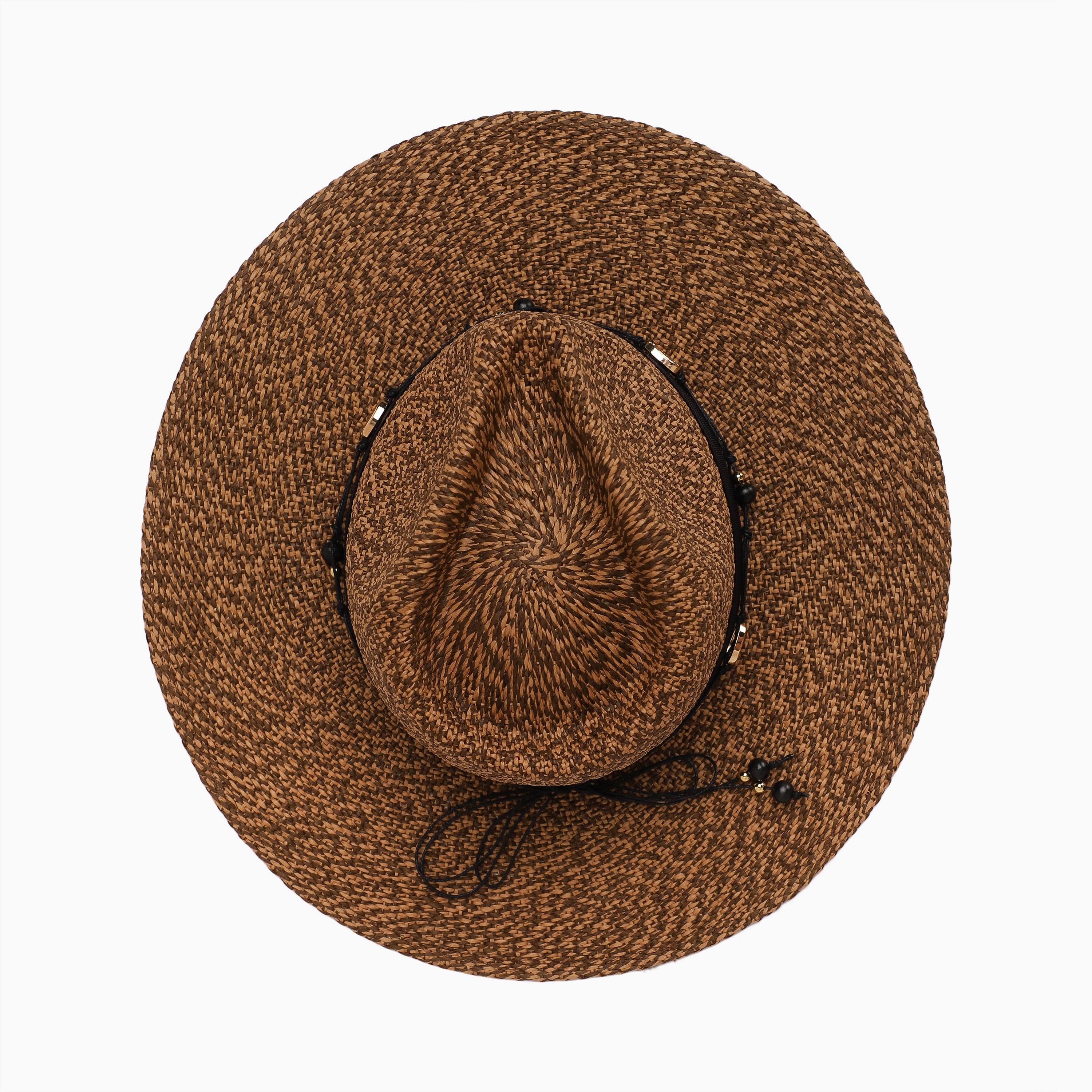 Wholesale Unisex Paper Straw Fedora Hat with Wide Brim and UPF 50+ Sun Protection