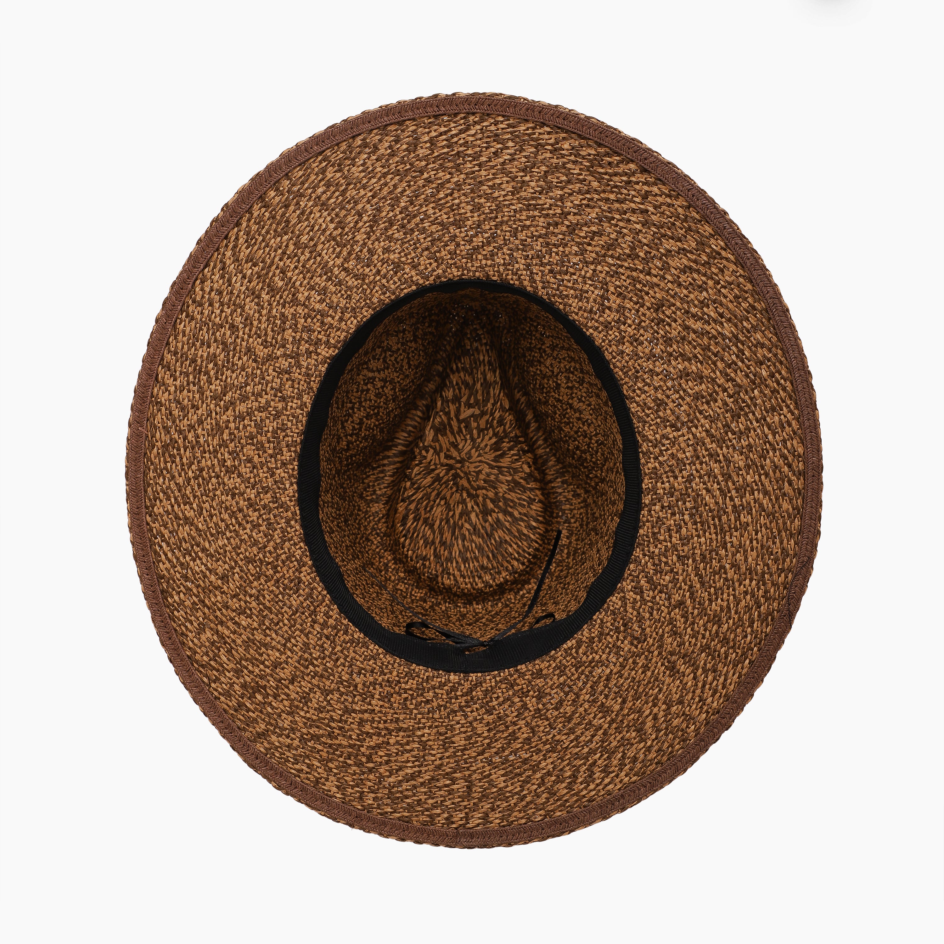 Wholesale Unisex Paper Straw Fedora Hat with Wide Brim and UPF 50+ Sun Protection