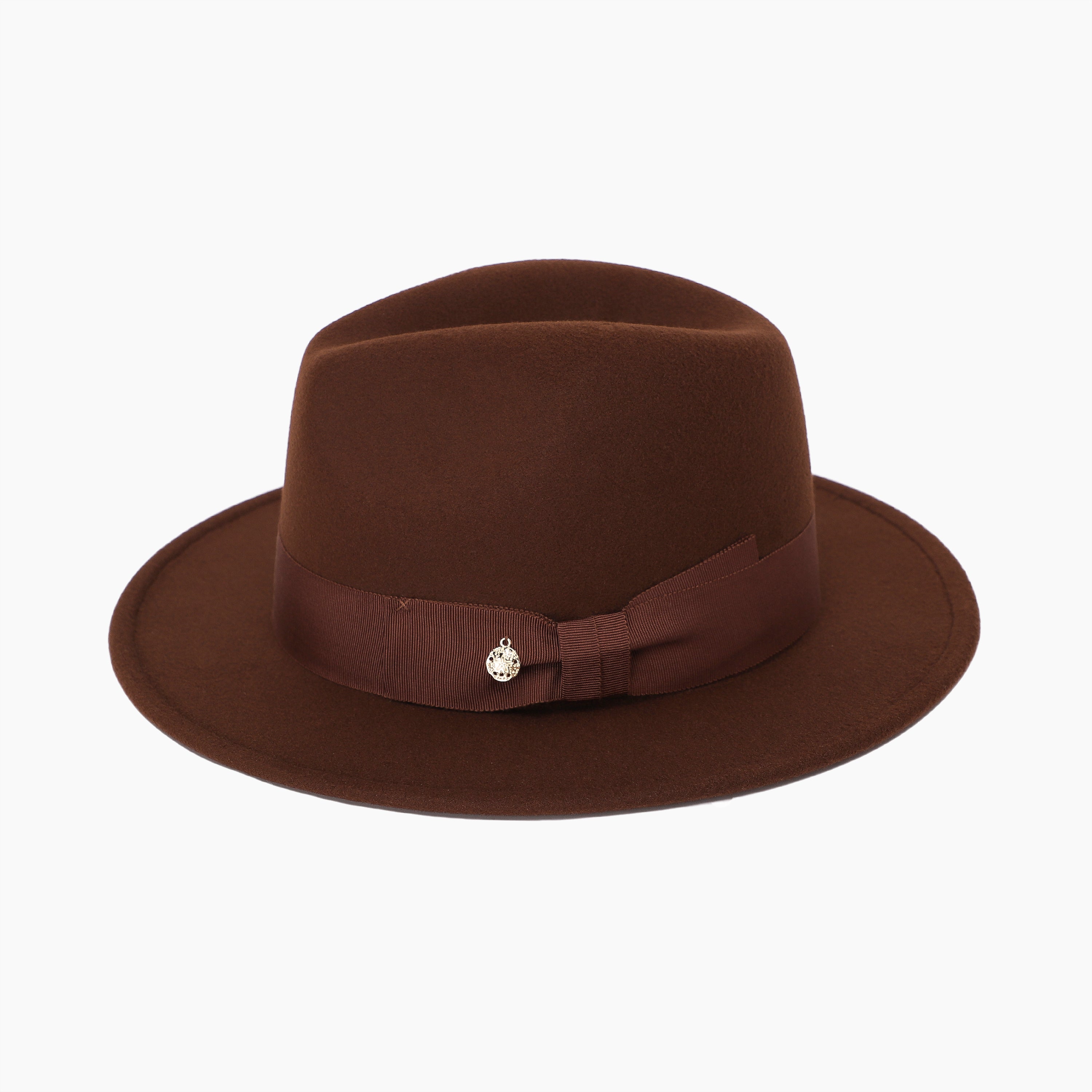 Wholesale Unisex Polyester Fedora Hat with  Flat Brim and UPF 50+ Sun Protection