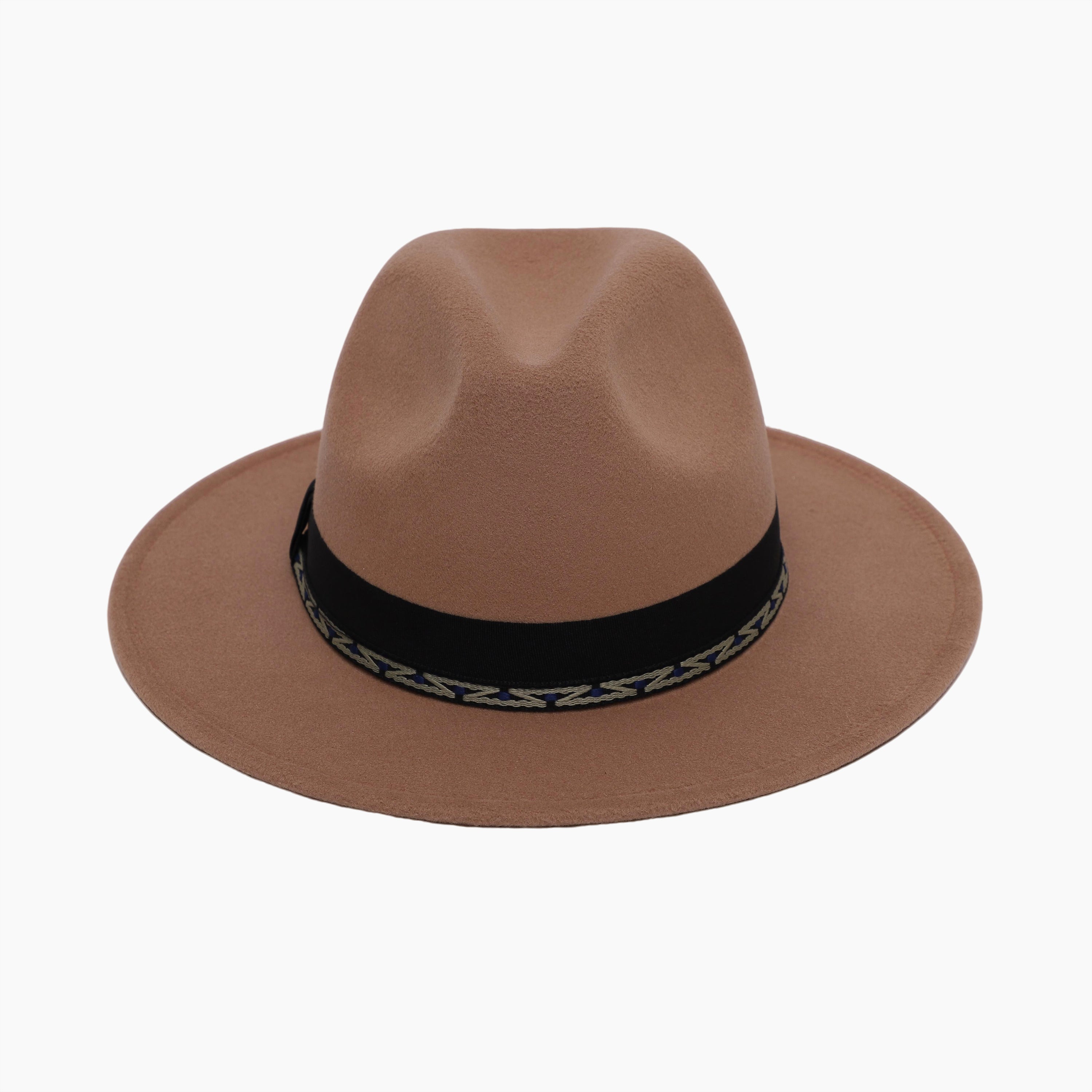 Wholesale Unisex Polyester Fedora Hat with  Flat Brim and UPF 50+ Sun Protection