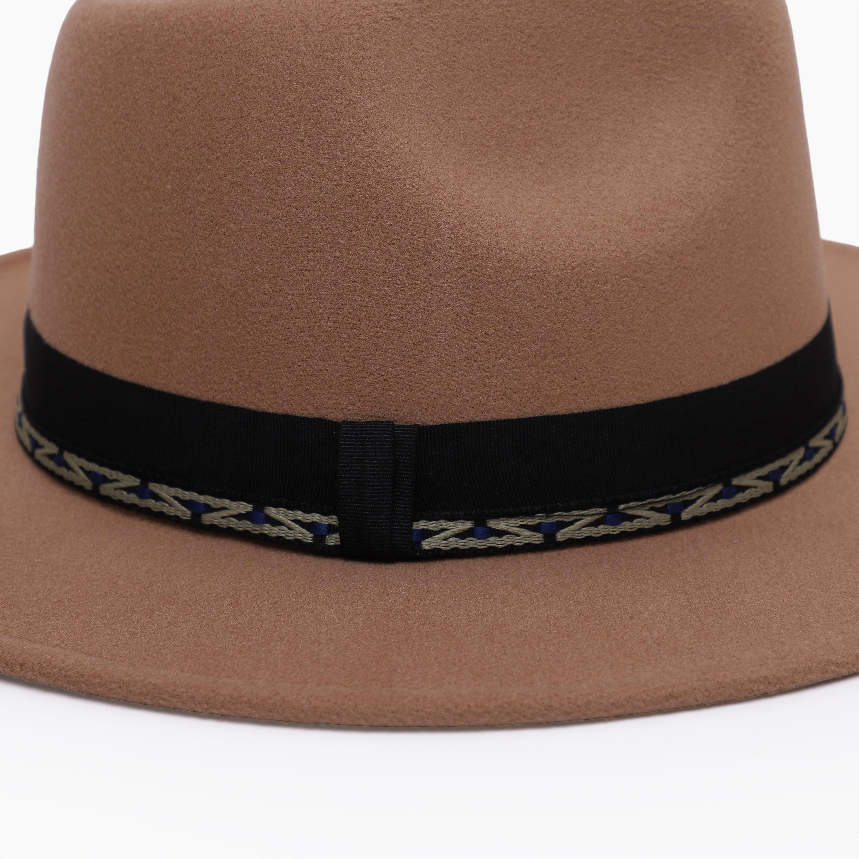 Wholesale Unisex Polyester Fedora Hat with  Flat Brim and UPF 50+ Sun Protection
