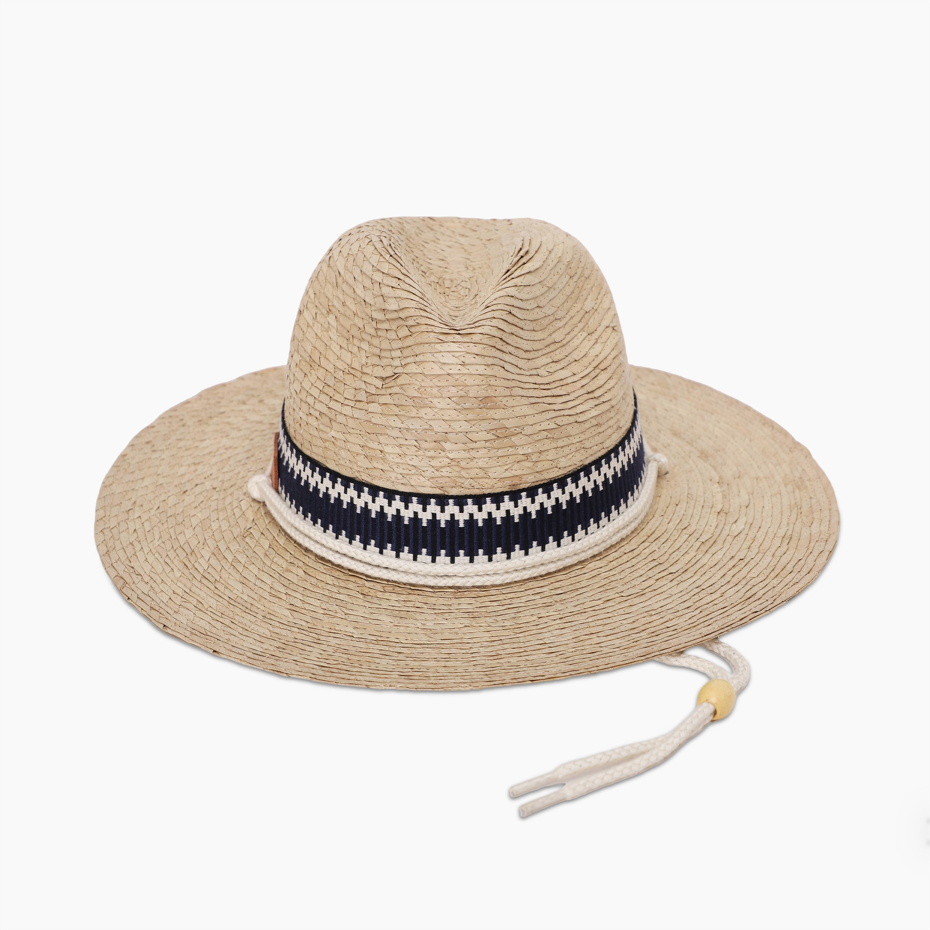 US Stock Wholesale Unisex Palm Leaf Fedora Hat with Flat brim and UPF 50+ Sun Protection