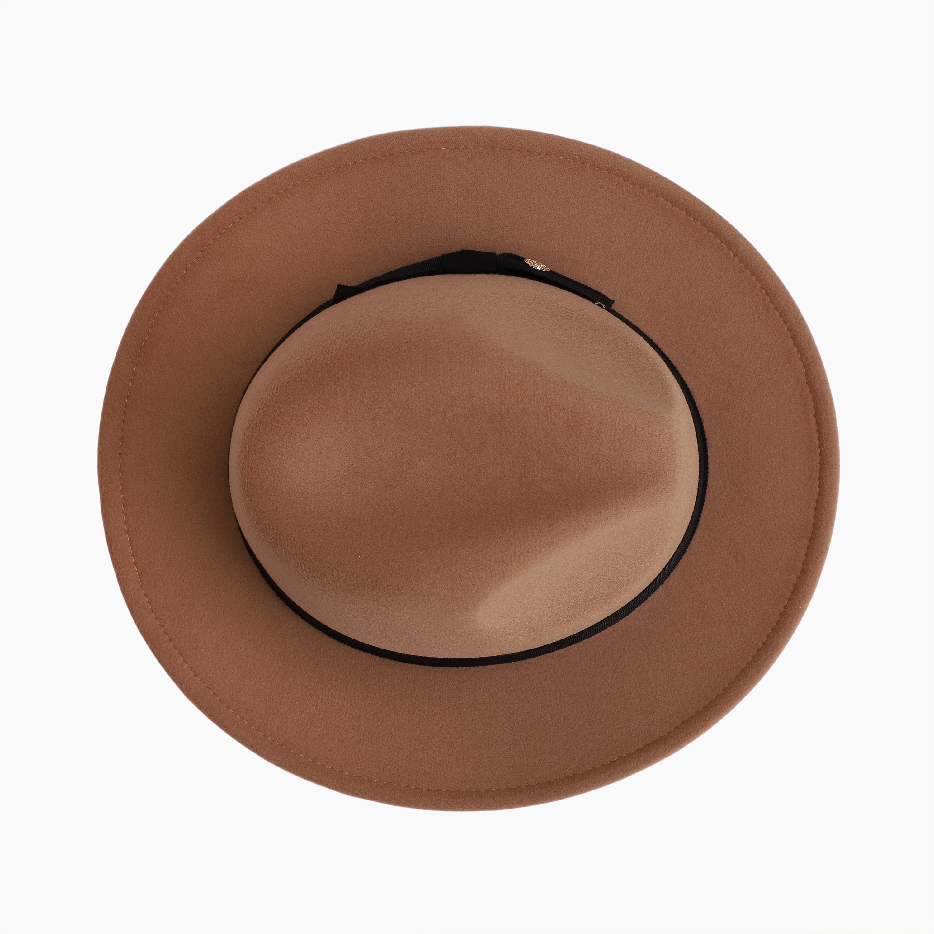 Wholesale Unisex Polyester Fedora Hat with  Flat Brim and UPF 50+ Sun Protection