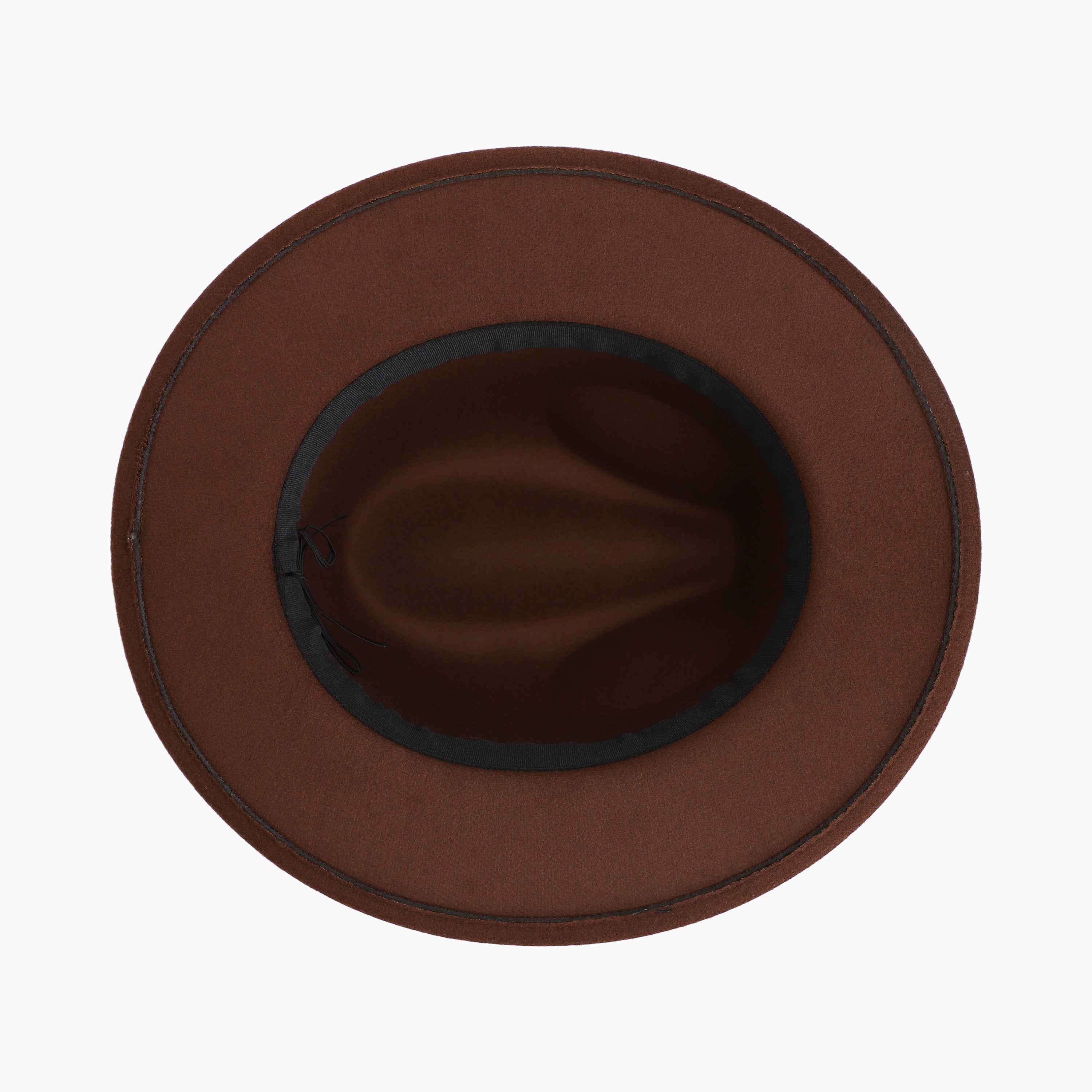 Wholesale Unisex Polyester Fedora Hat with  Flat Brim and UPF 50+ Sun Protection