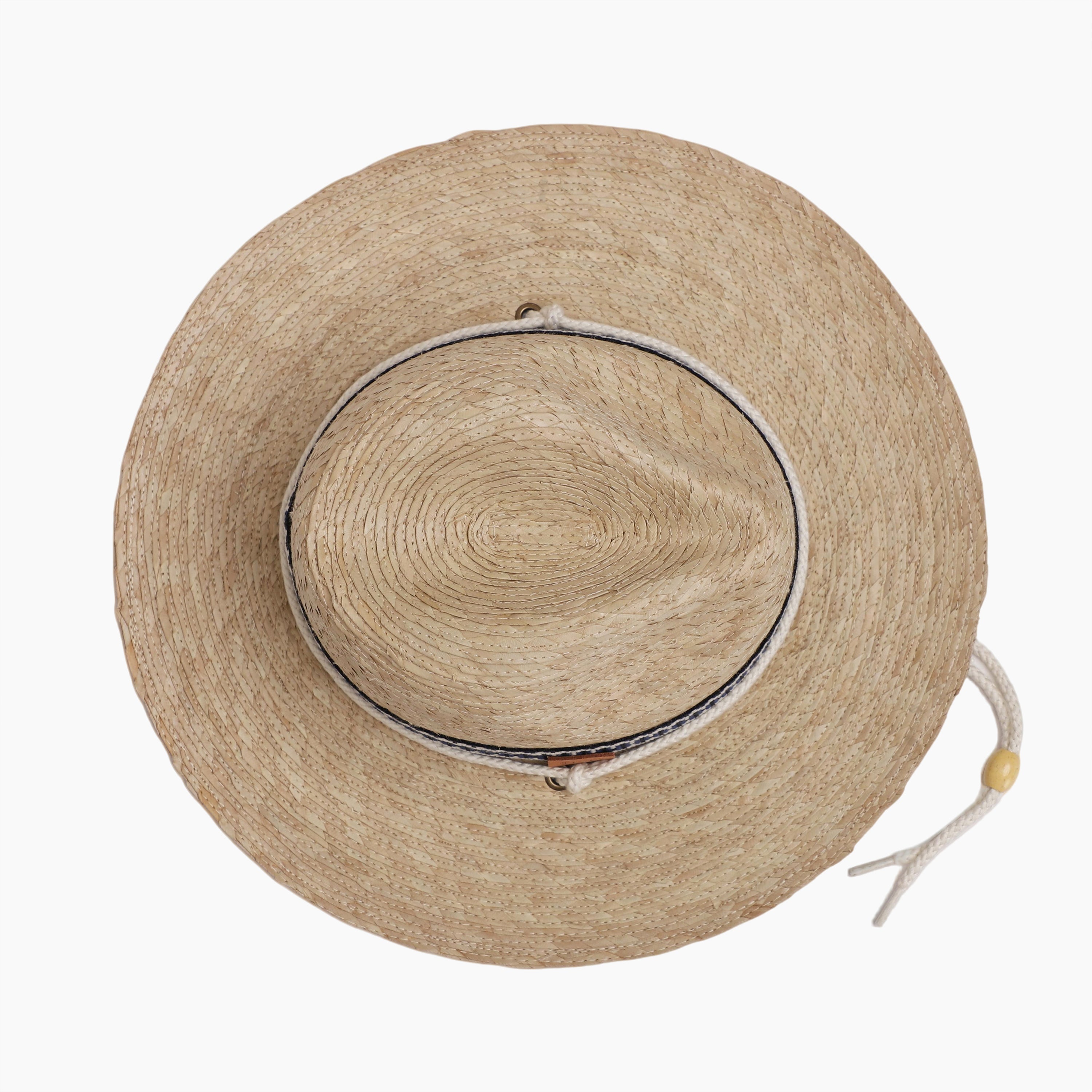 US Stock Wholesale Unisex Palm Leaf Fedora Hat with Flat brim and UPF 50+ Sun Protection