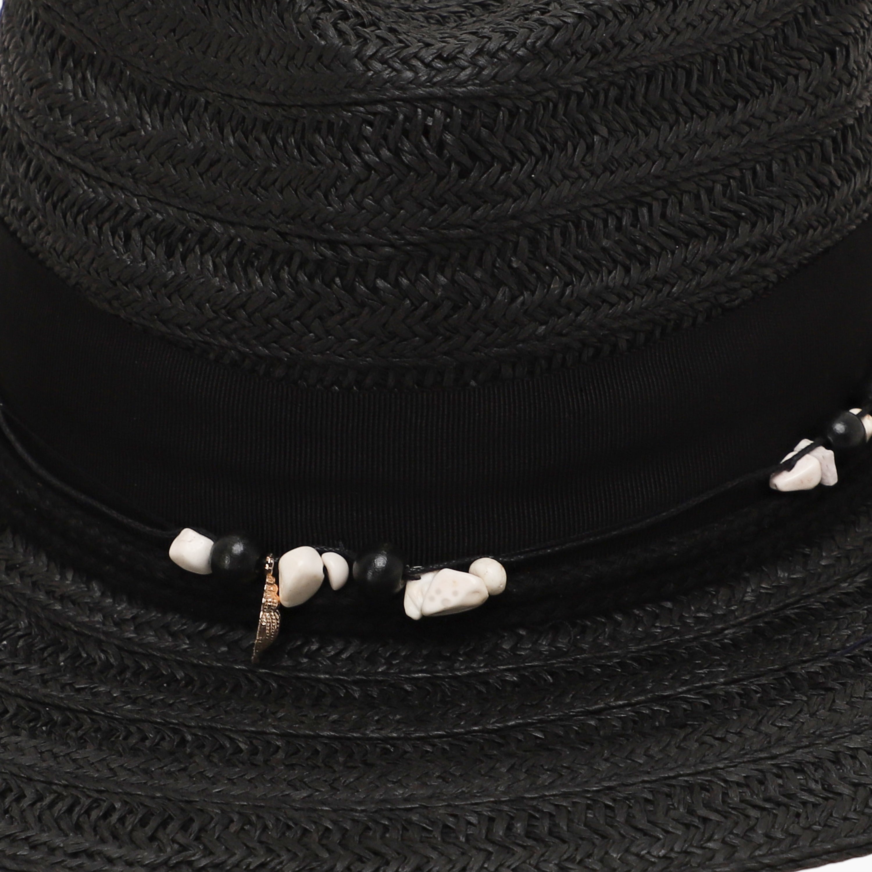 Wholesale Unisex Paper Straw Fedora Hat with Flat brim and UPF 50+ Sun Protection