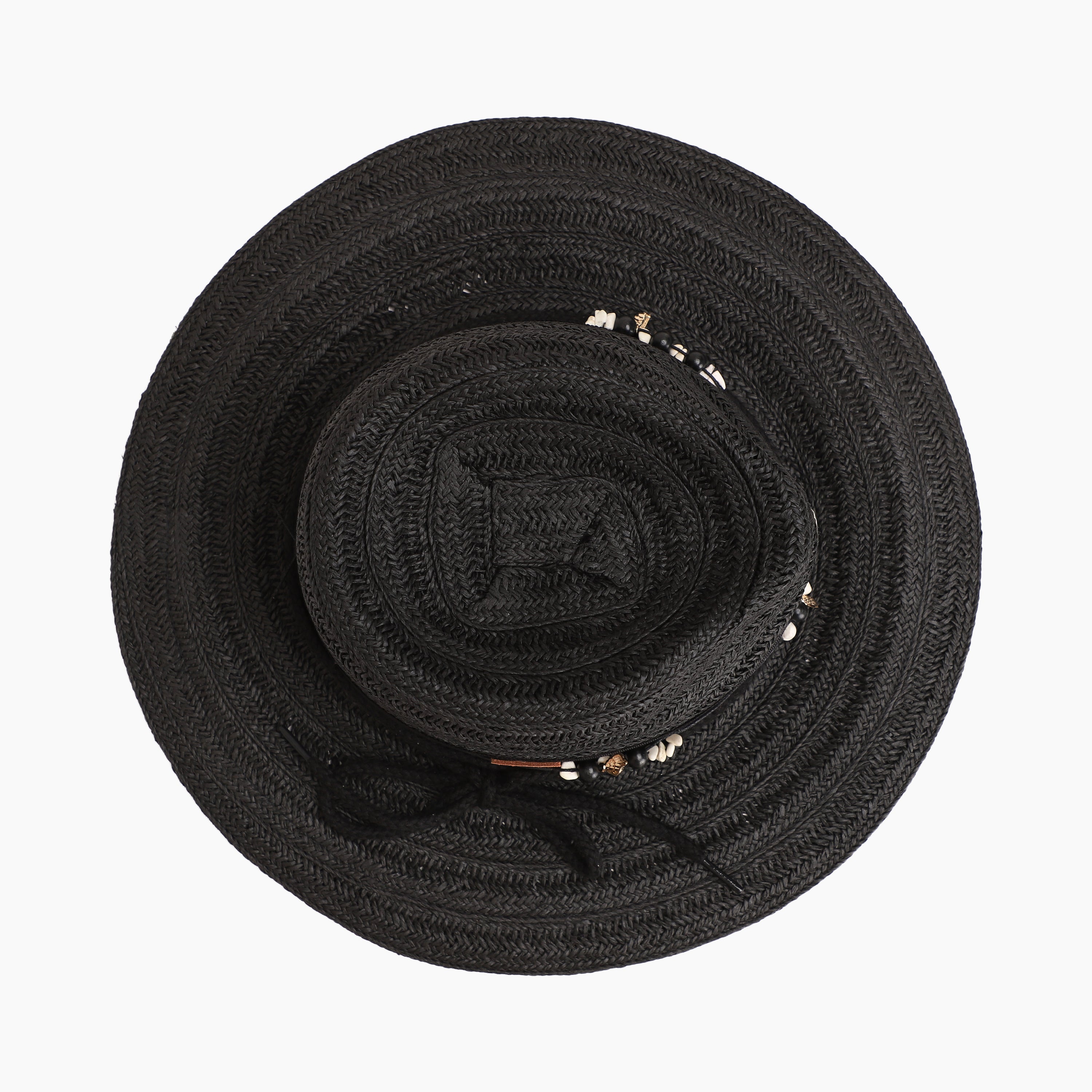 Wholesale Unisex Paper Straw Fedora Hat with Flat brim and UPF 50+ Sun Protection