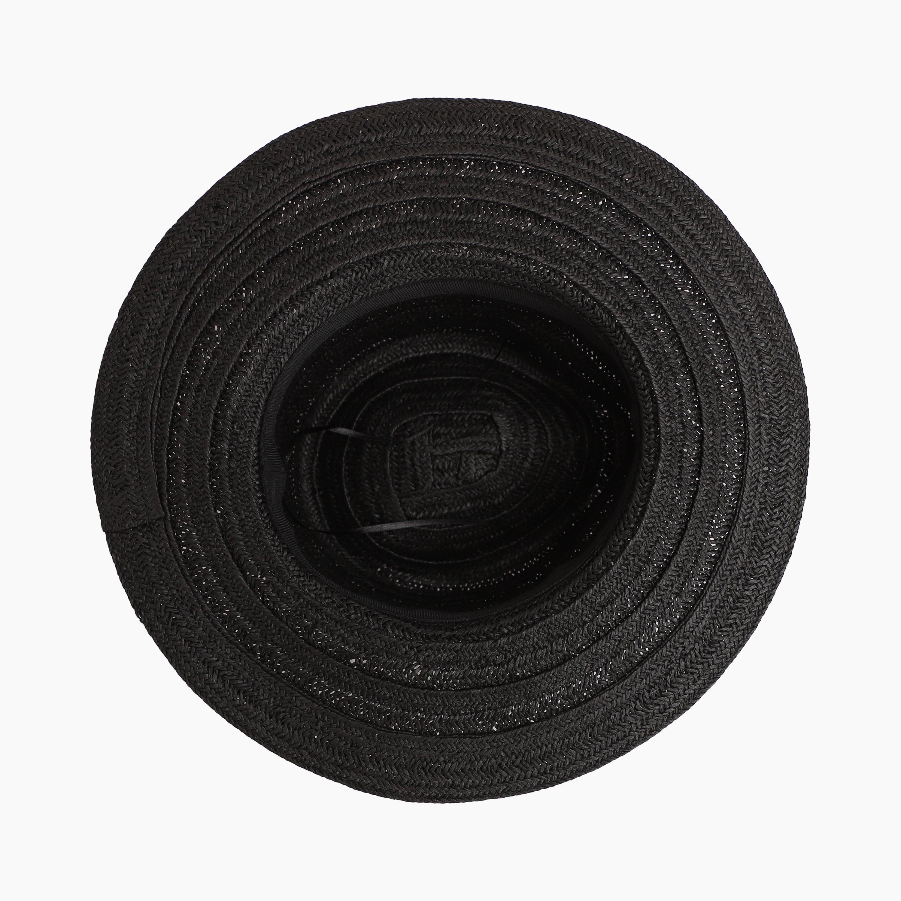 Wholesale Unisex Paper Straw Fedora Hat with Flat brim and UPF 50+ Sun Protection