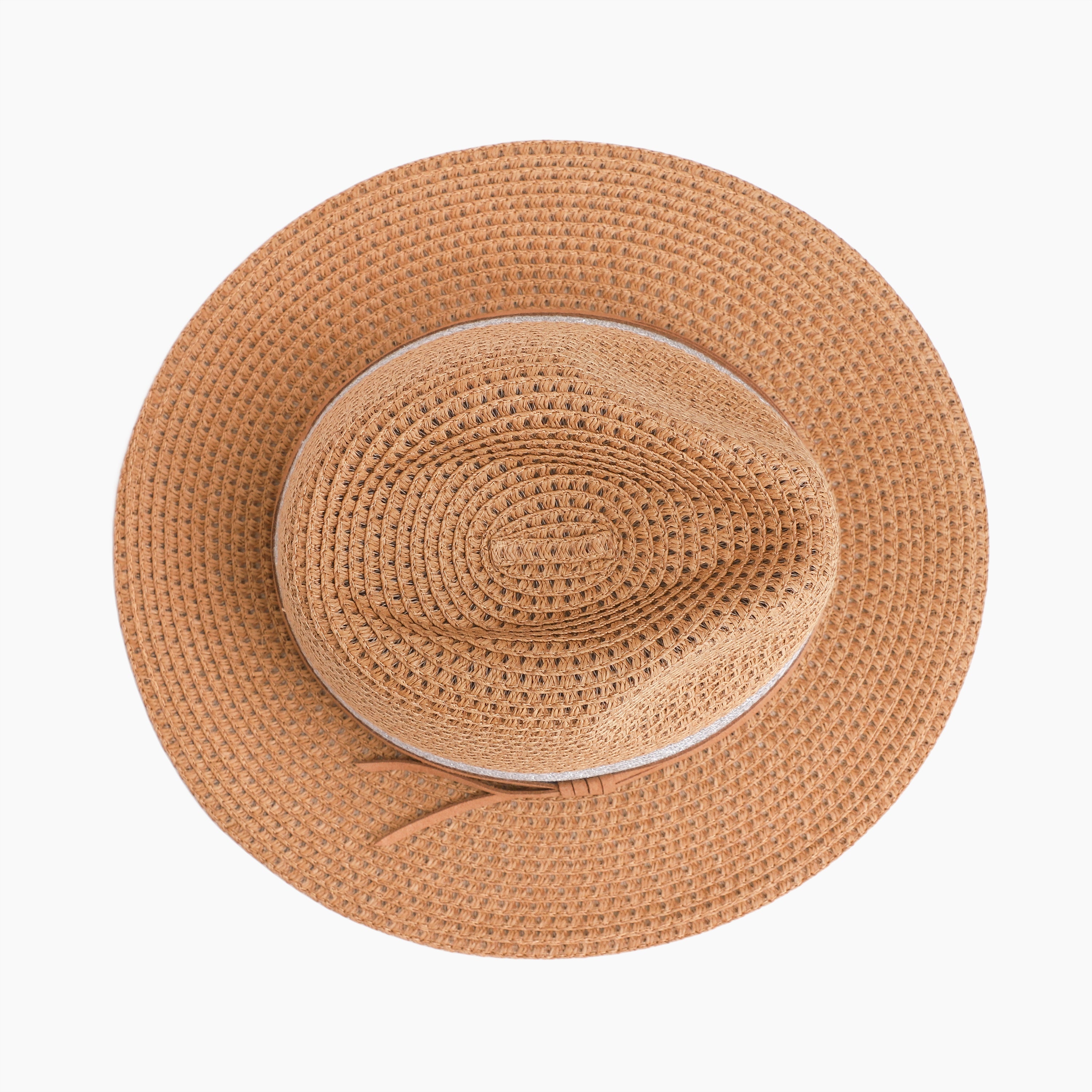Wholesale Unisex Paper Straw Fedora Hat with Wide Brim and UPF 50+ Sun Protection