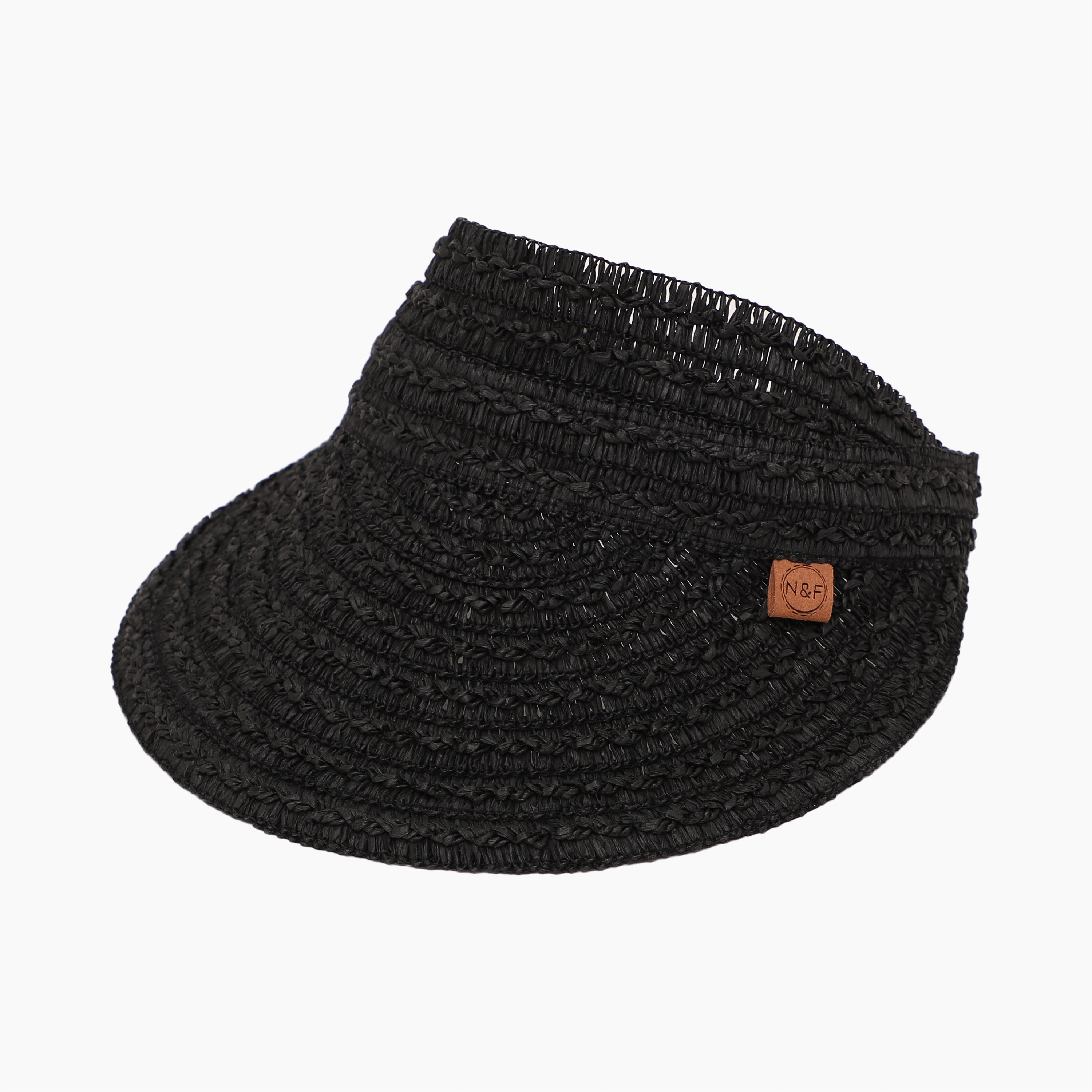 Wholesale Women's Paper Straw Sun Hat with Wide Brim and UPF 50+ Sun Protection