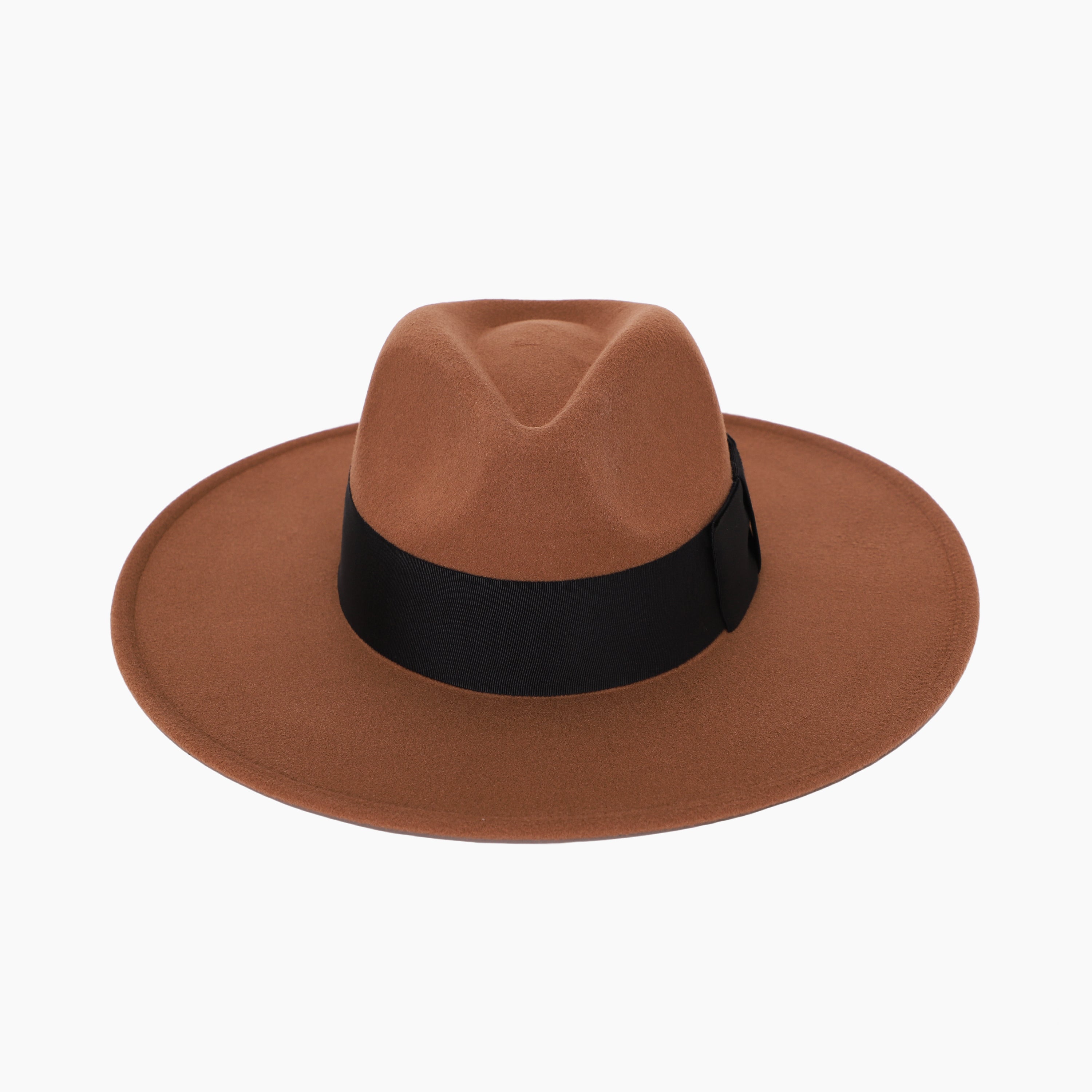 Wholesale Unisex Polyester Fedora Hat with  Flat Brim and UPF 50+ Sun Protection