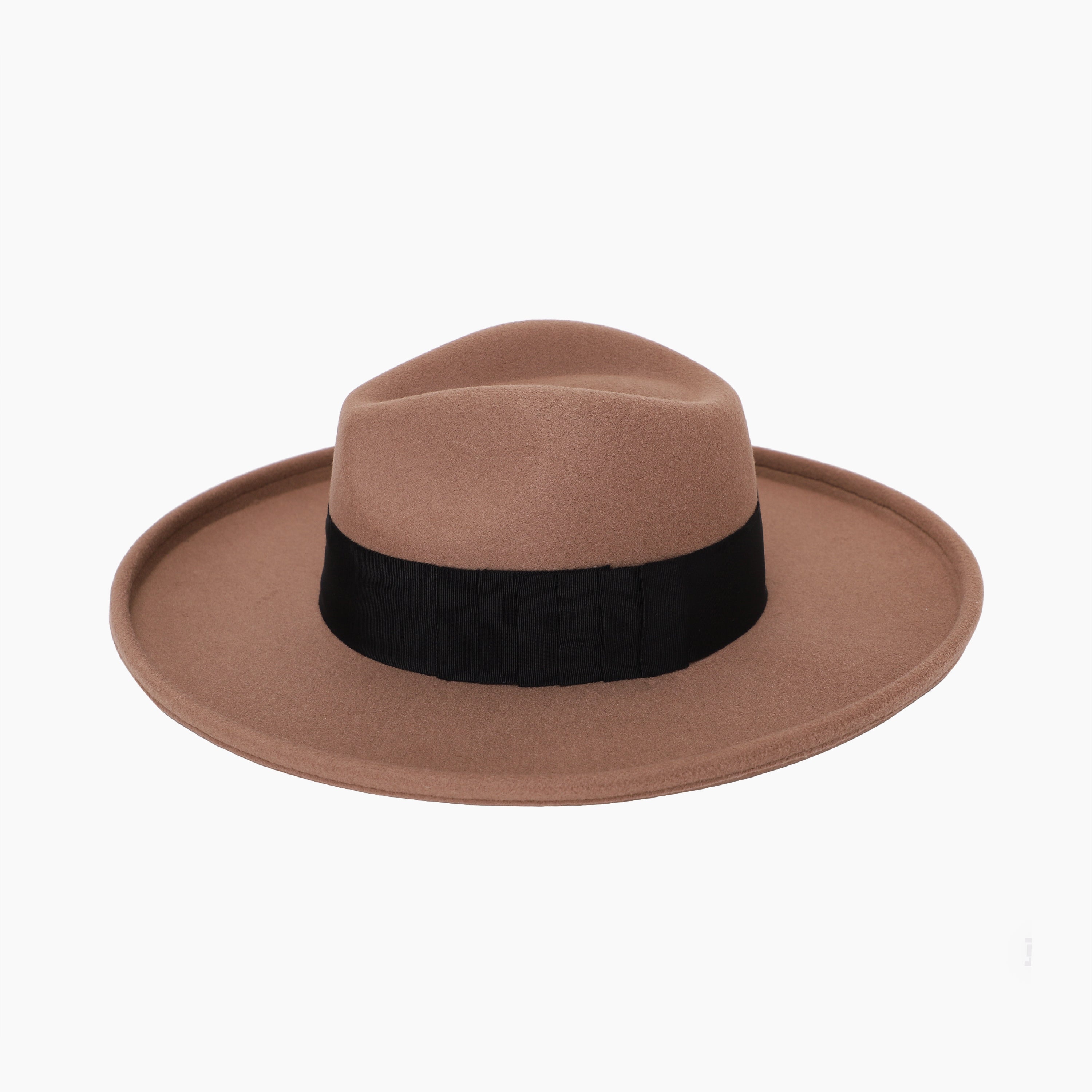 Wholesale Unisex Polyester Fedora Hat with  Flat Brim and UPF 50+ Sun Protection
