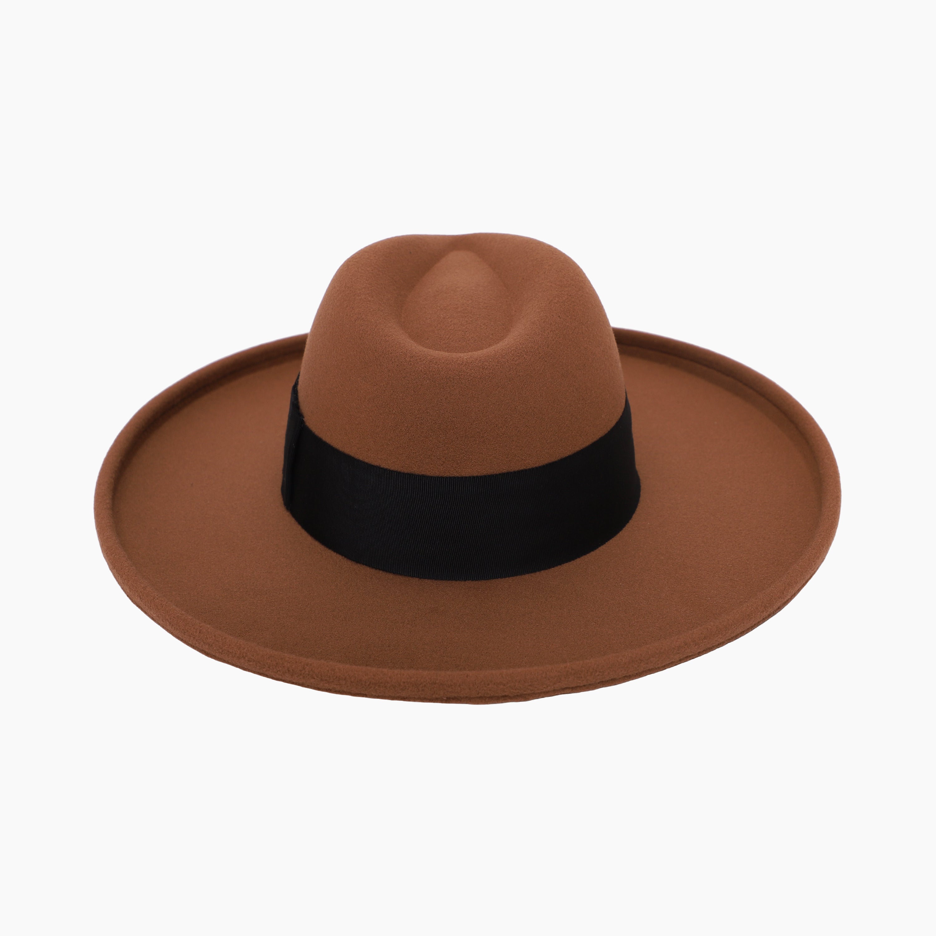 Wholesale Unisex Polyester Fedora Hat with  Flat Brim and UPF 50+ Sun Protection