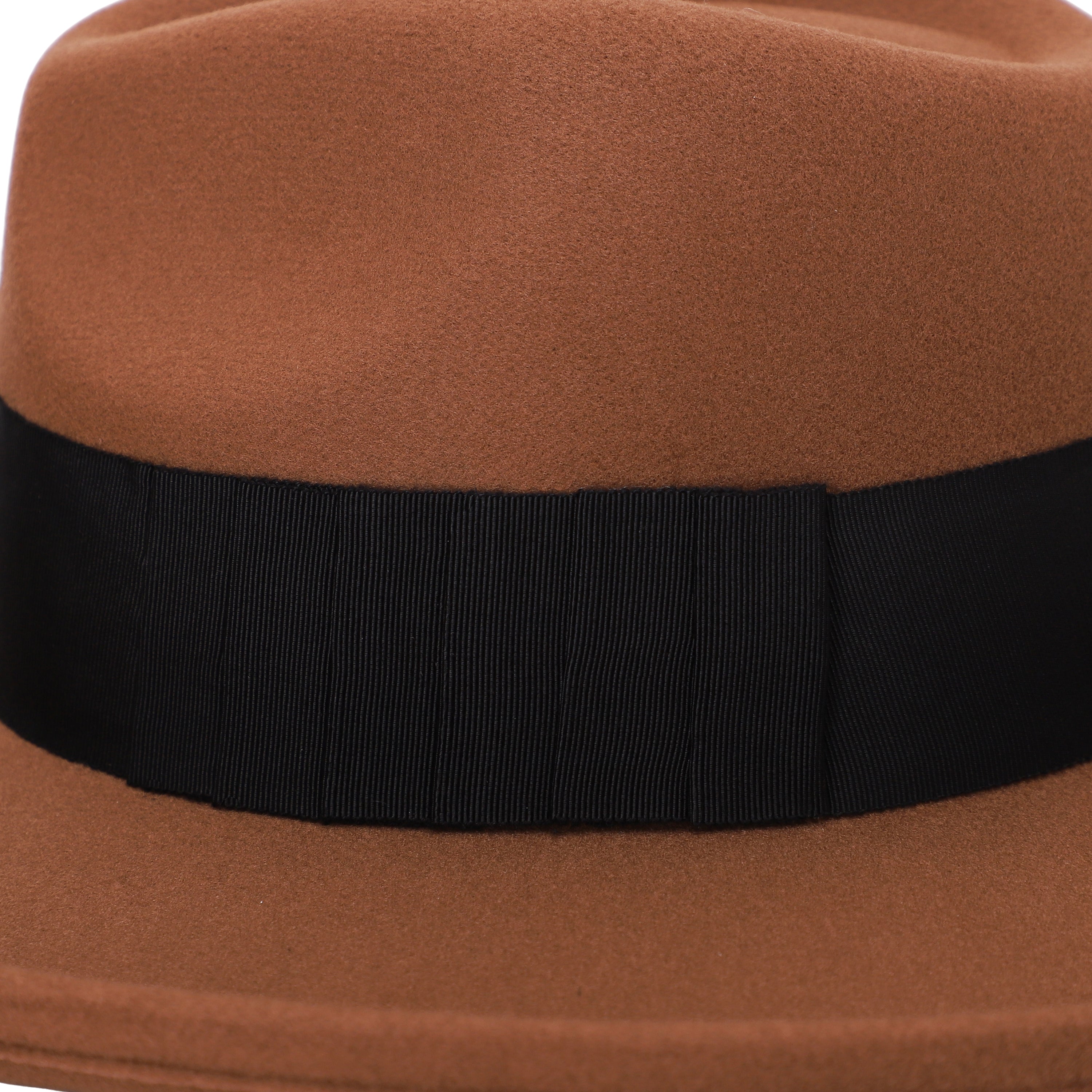 Wholesale Unisex Polyester Fedora Hat with  Flat Brim and UPF 50+ Sun Protection