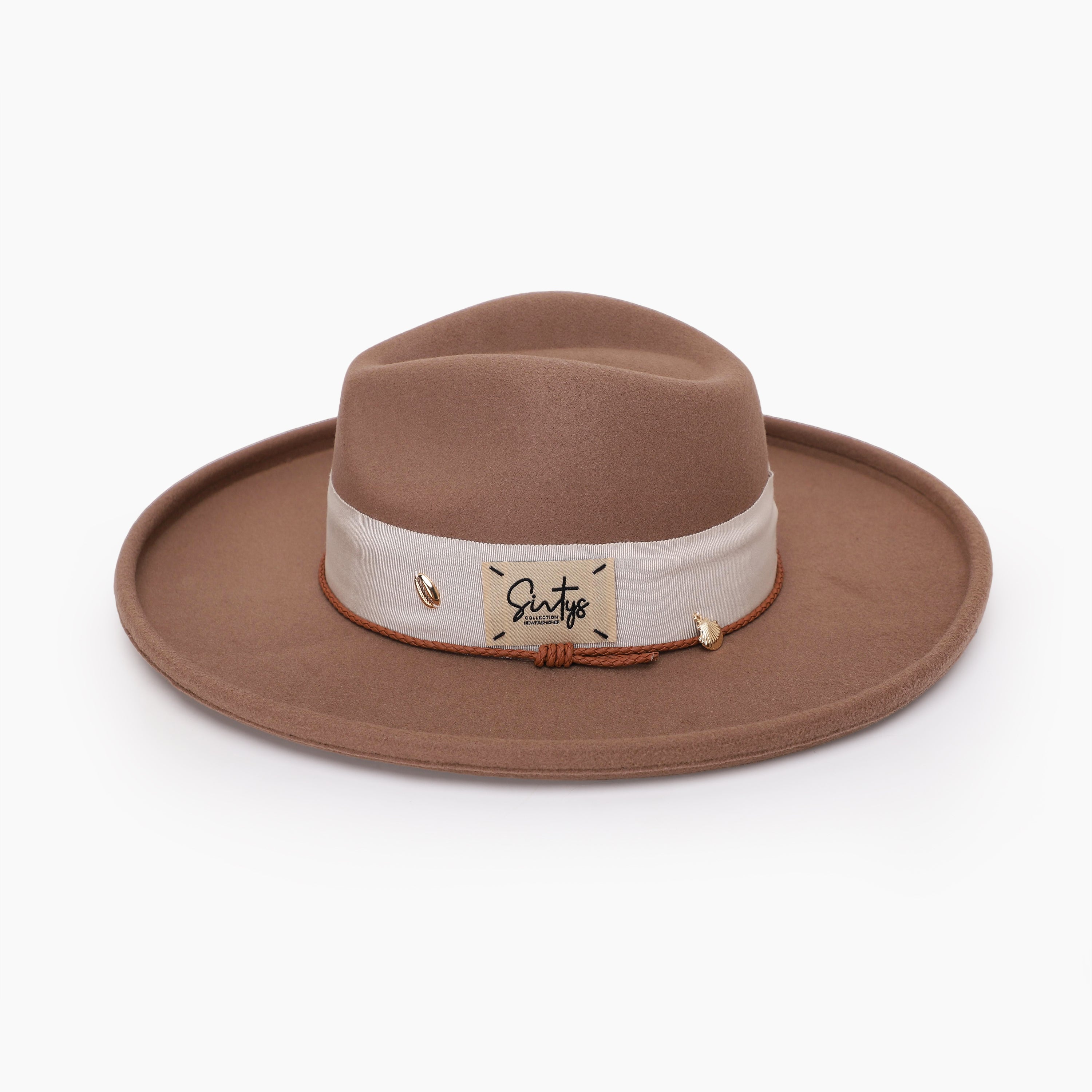 Wholesale Unisex Polyester Fedora Hat with Upturned Brim and UPF 50+ Sun Protection