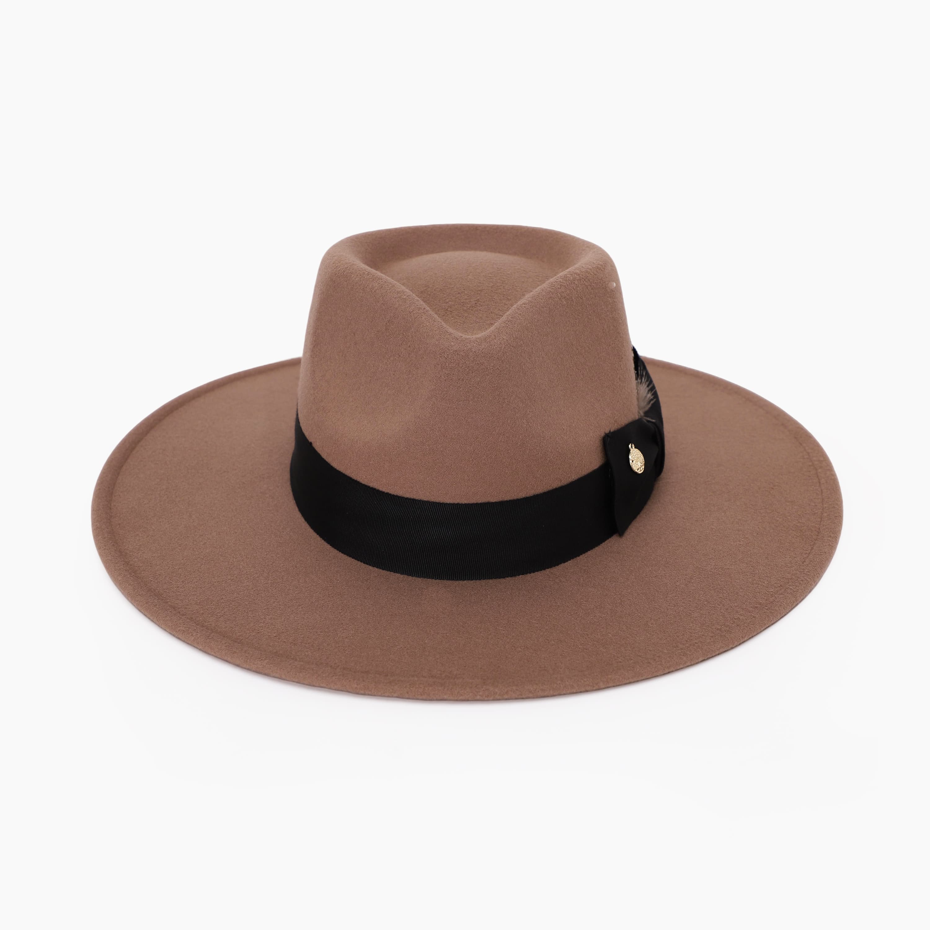 Wholesale Unisex Polyester Fedora Hat with  Flat Brim and UPF 50+ Sun Protection