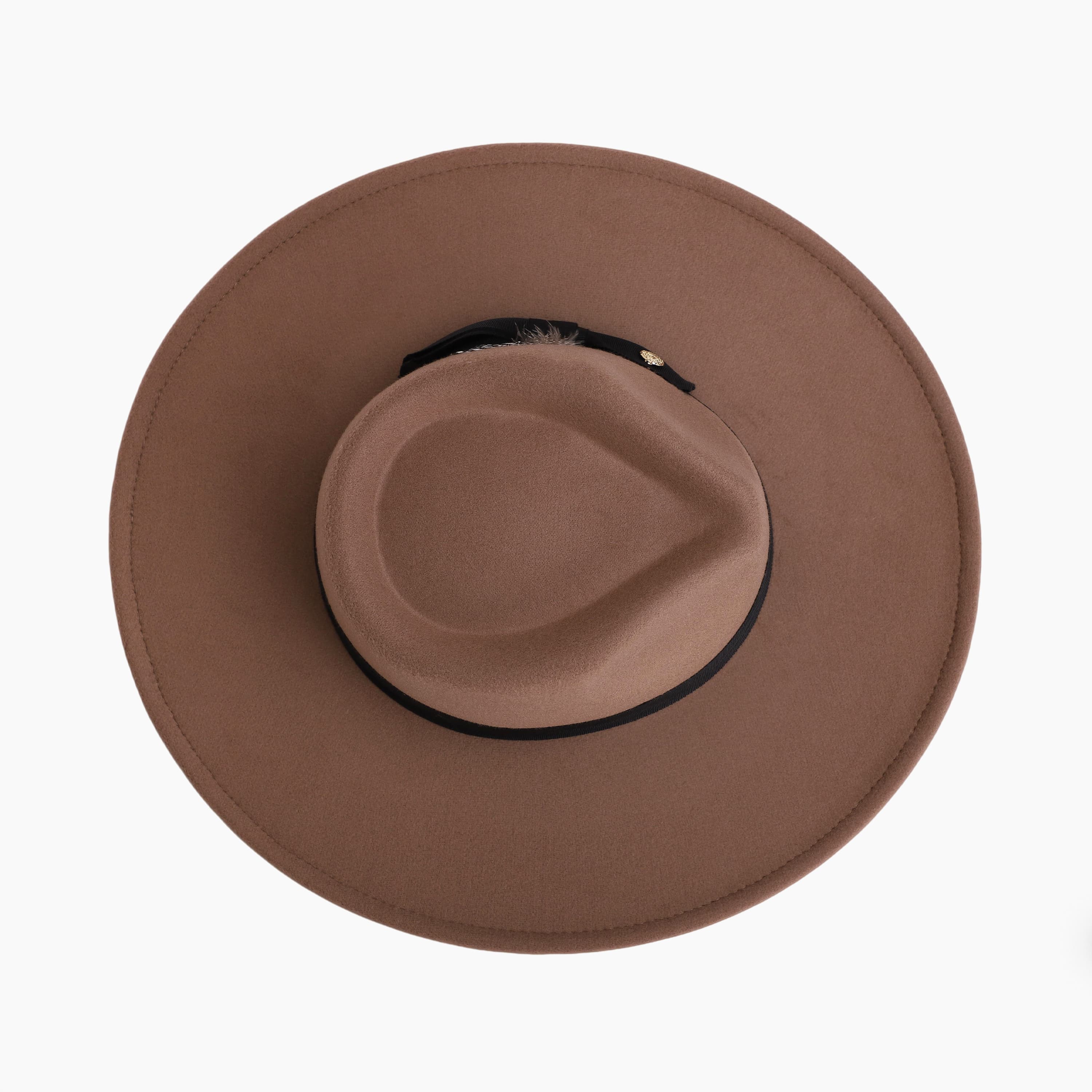 Wholesale Unisex Polyester Fedora Hat with  Flat Brim and UPF 50+ Sun Protection