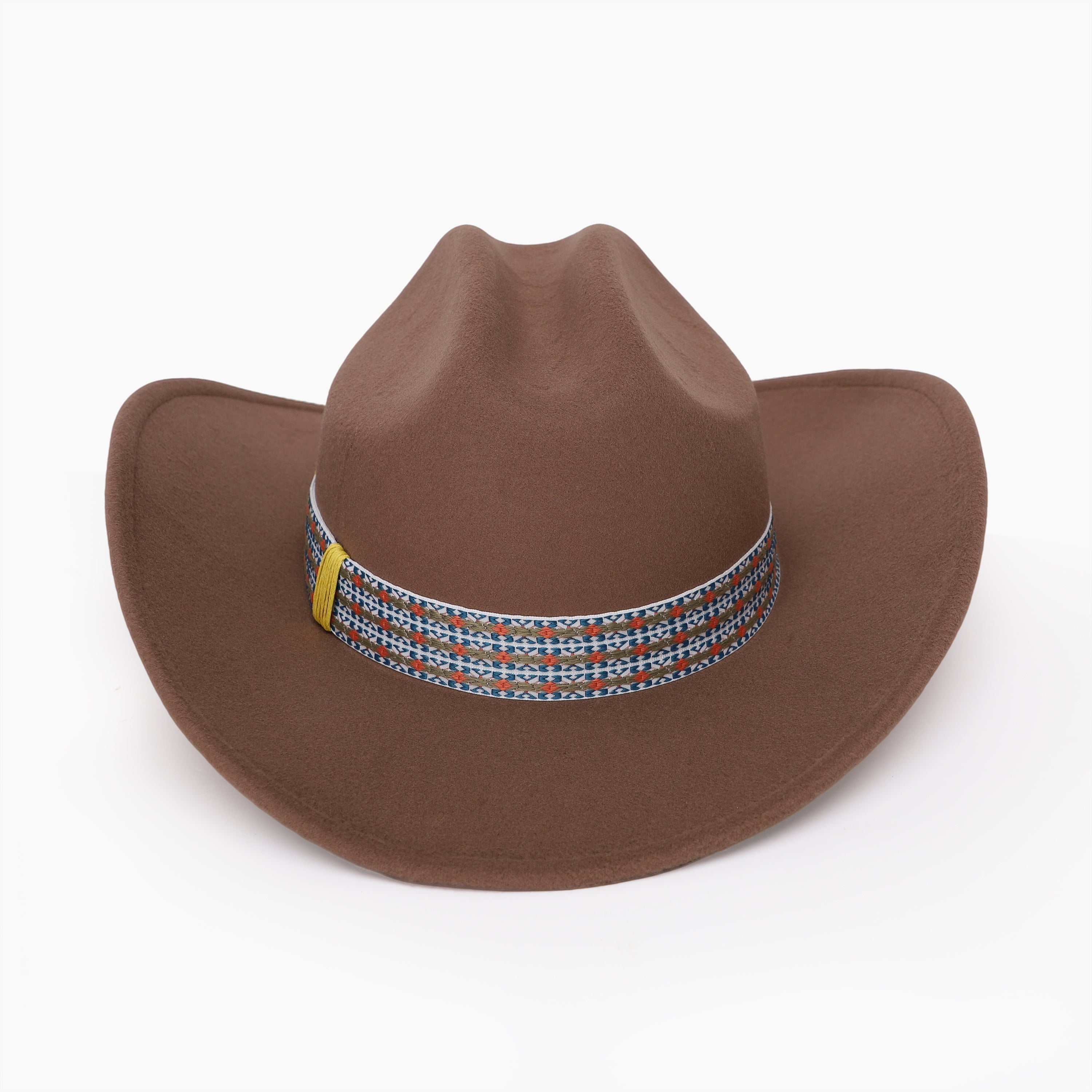 Wholesale Unisex Polyester Cowboy Hat with Upturned Brim and UPF 50+ Sun Protection