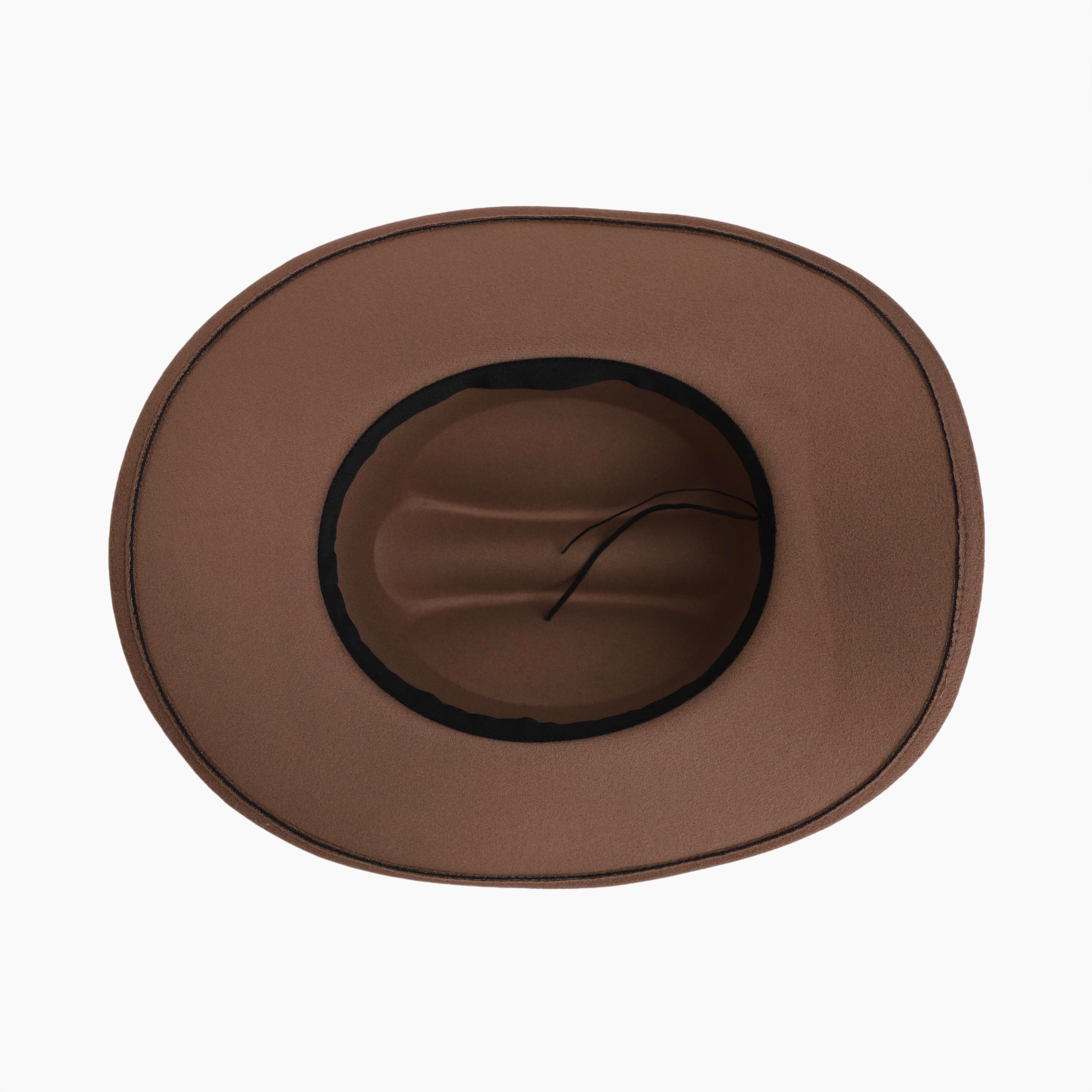 Wholesale Unisex Polyester Cowboy Hat with Upturned Brim and UPF 50+ Sun Protection