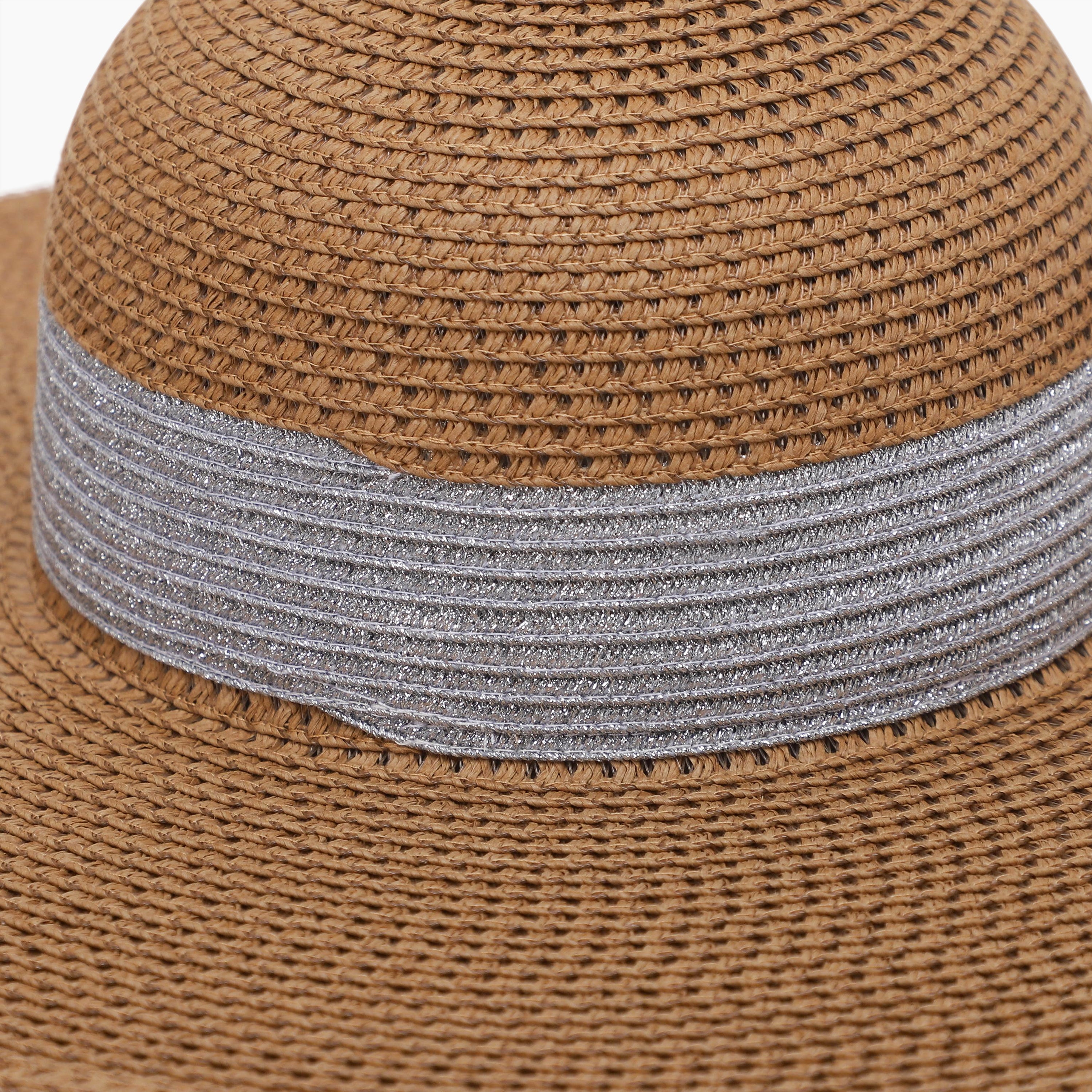 US Stock Wholesale Women's Paper Straw Sun Hat with  Flat Brim and UPF 50+ Sun Protection