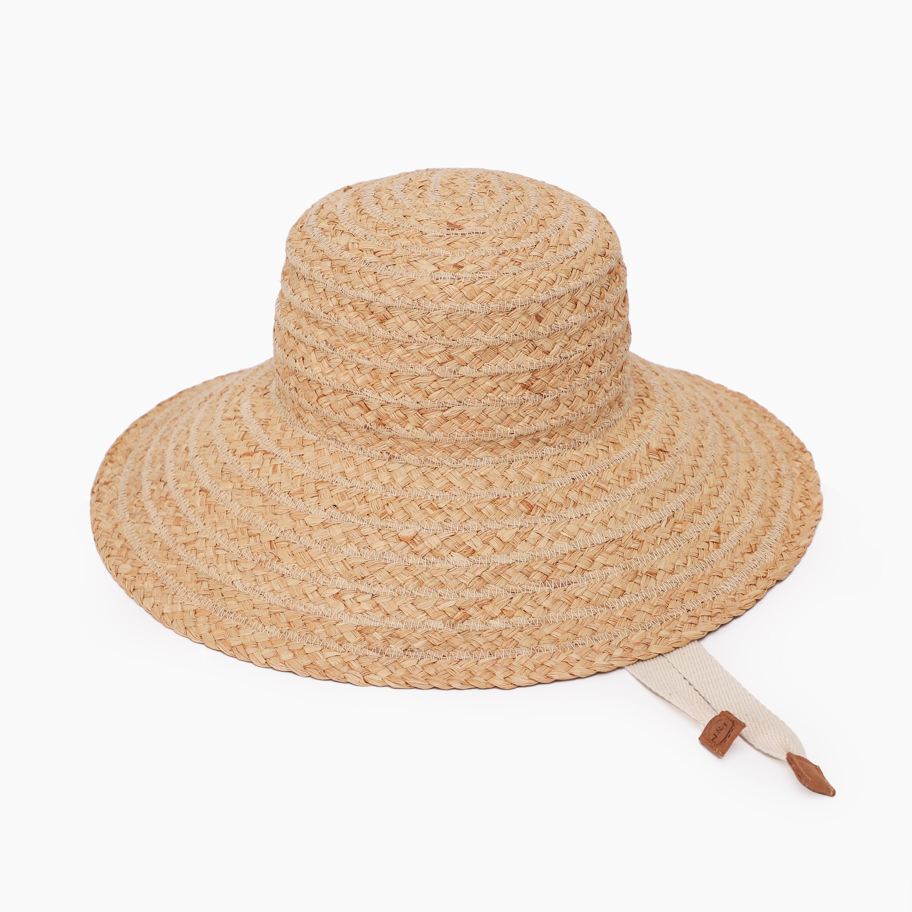Wholesale Women's Raffia Sun Hat with Wide Brim and UPF 50+ Sun Protection