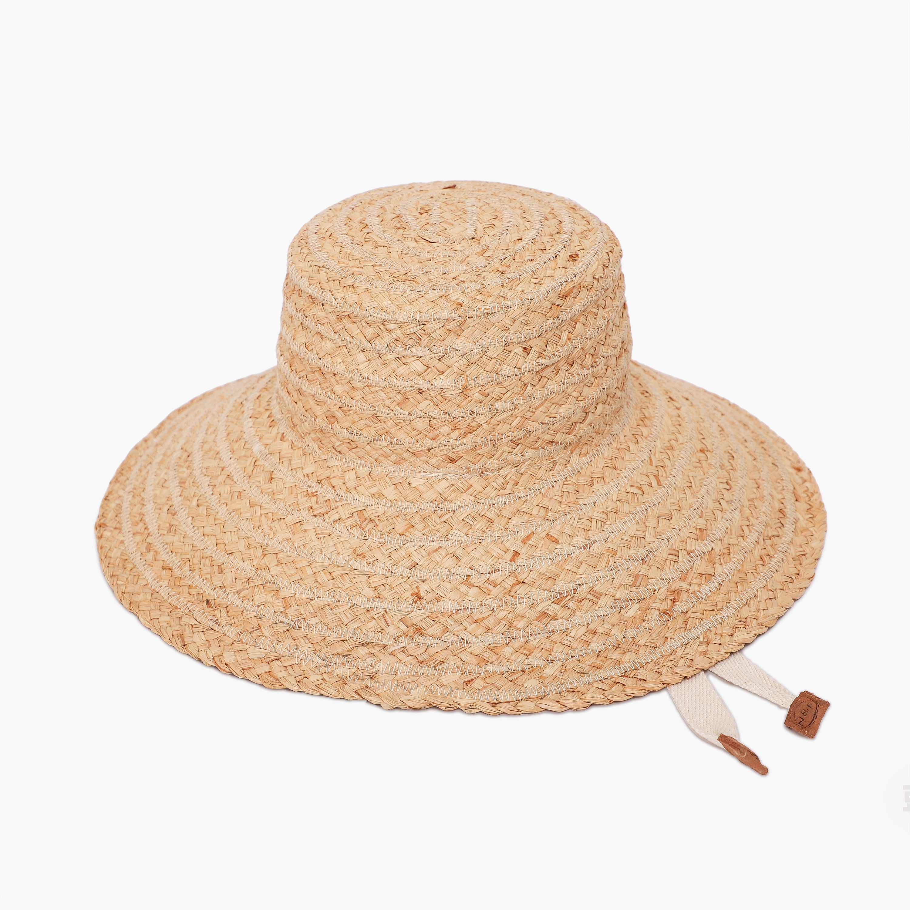 Wholesale Women's Raffia Sun Hat with Wide Brim and UPF 50+ Sun Protection