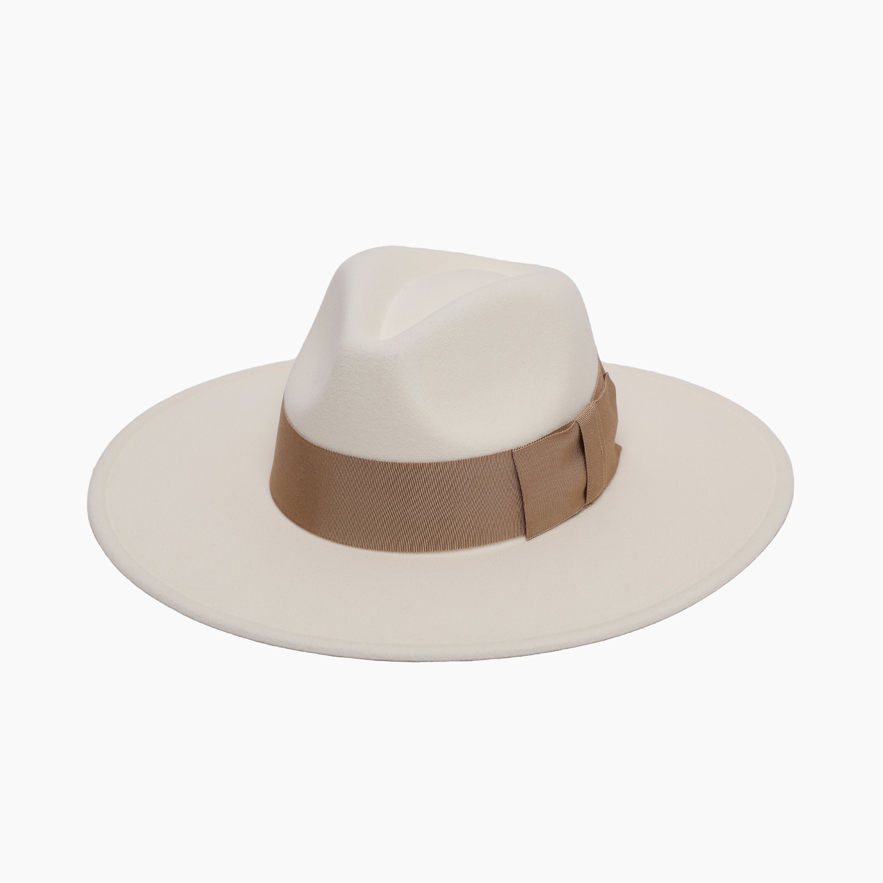 Wholesale Unisex Polyester Fedora Hat with  Flat Brim and UPF 50+ Sun Protection