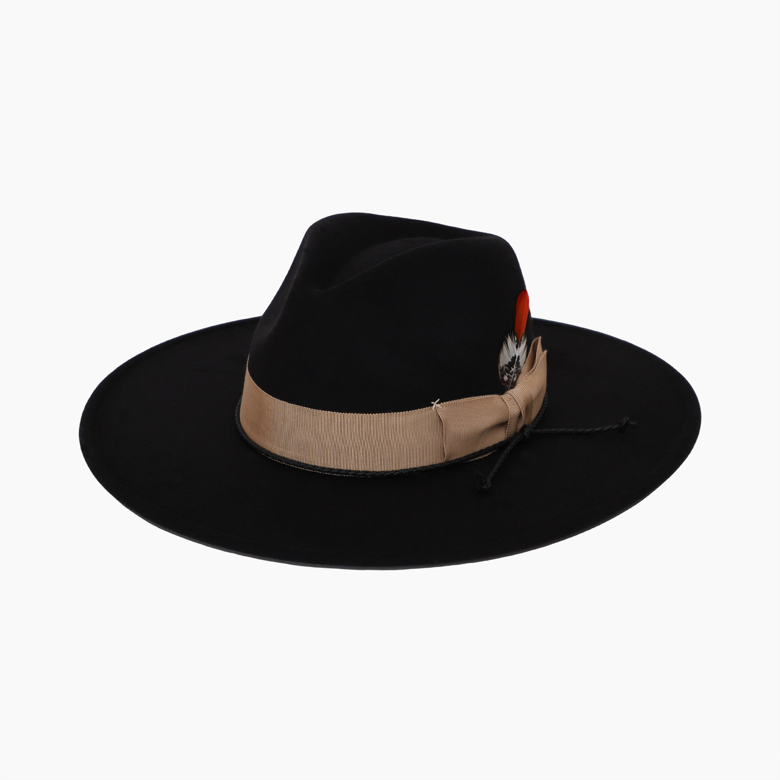 Wholesale Unisex Polyester Fedora Hat with  Flat Brim and UPF 50+ Sun Protection