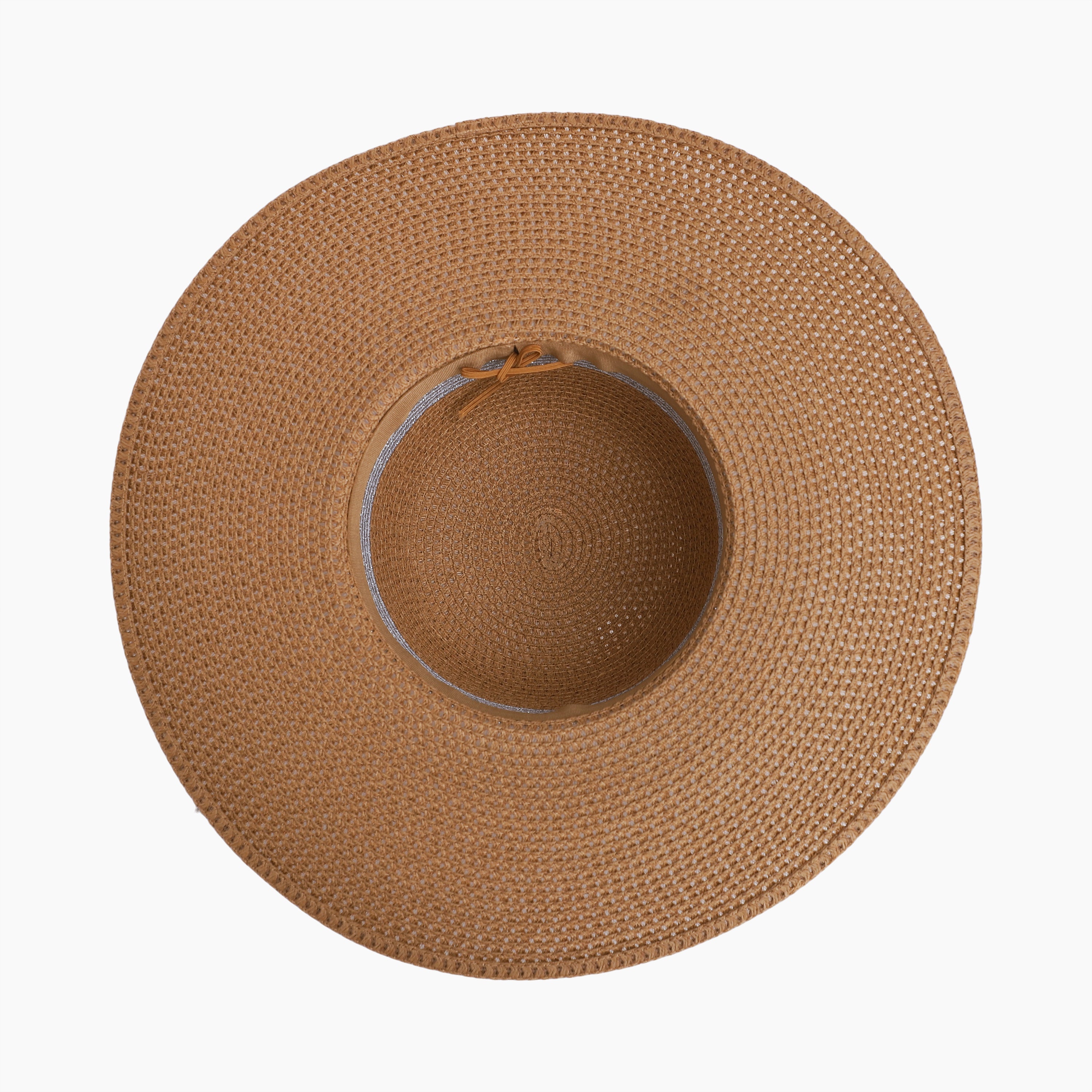 US Stock Wholesale Women's Paper Straw Sun Hat with  Flat Brim and UPF 50+ Sun Protection