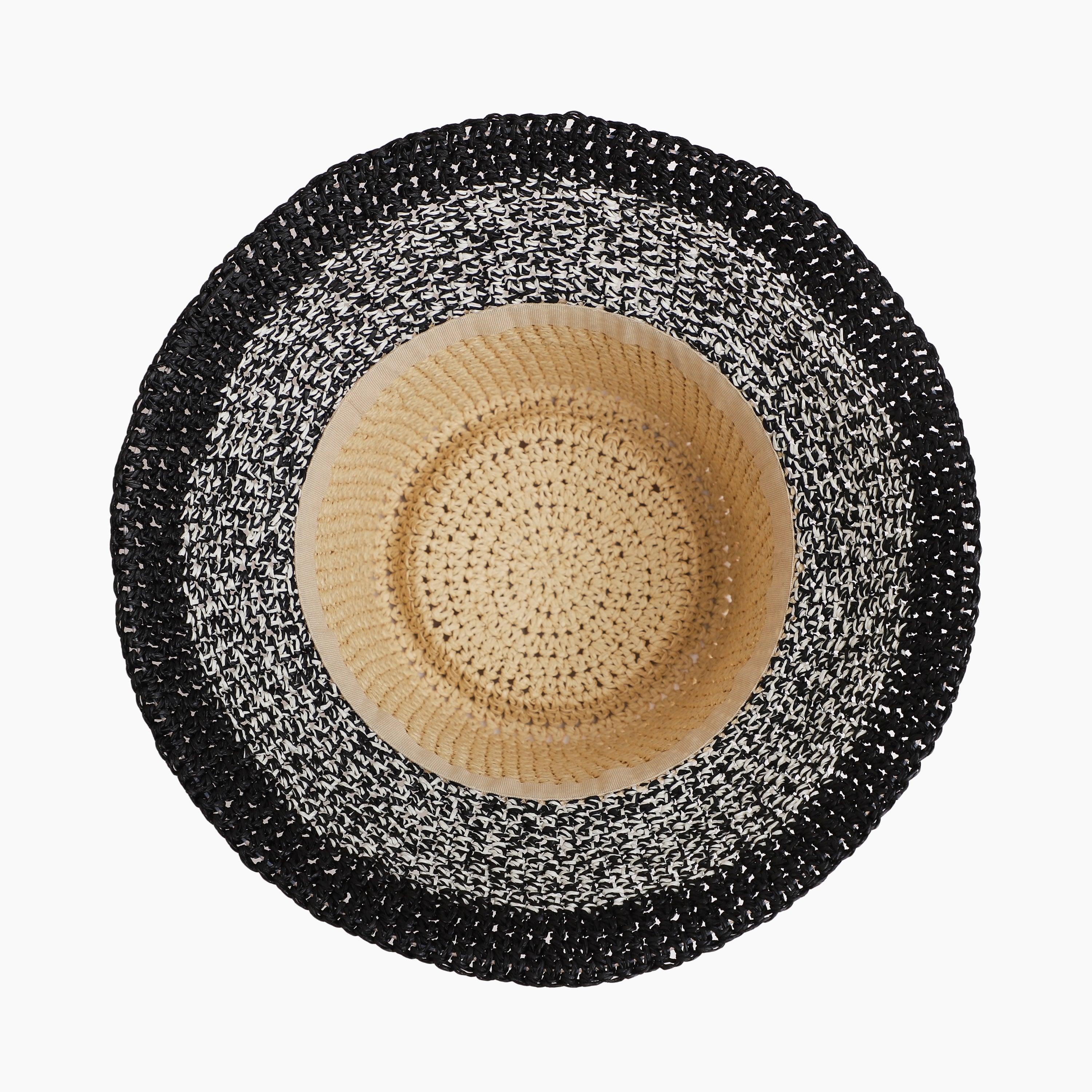 US Stock Wholesale Women's Paper Straw Bucket Hat with Wide Brim and UPF 50+ Sun Protection