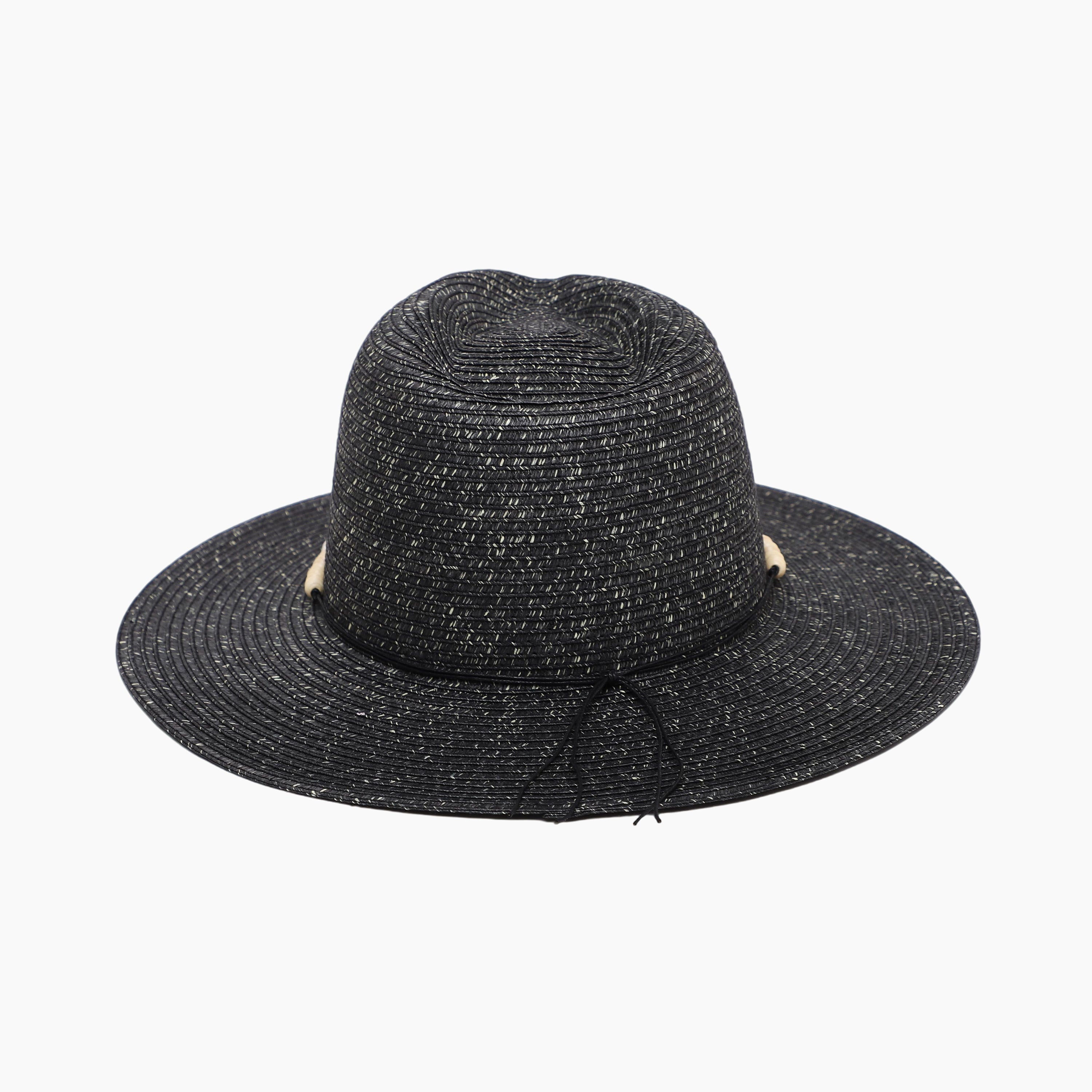 Wholesale Unisex Paper Straw Fedora Hat with  Flat Brim and UPF 50+ Sun Protection