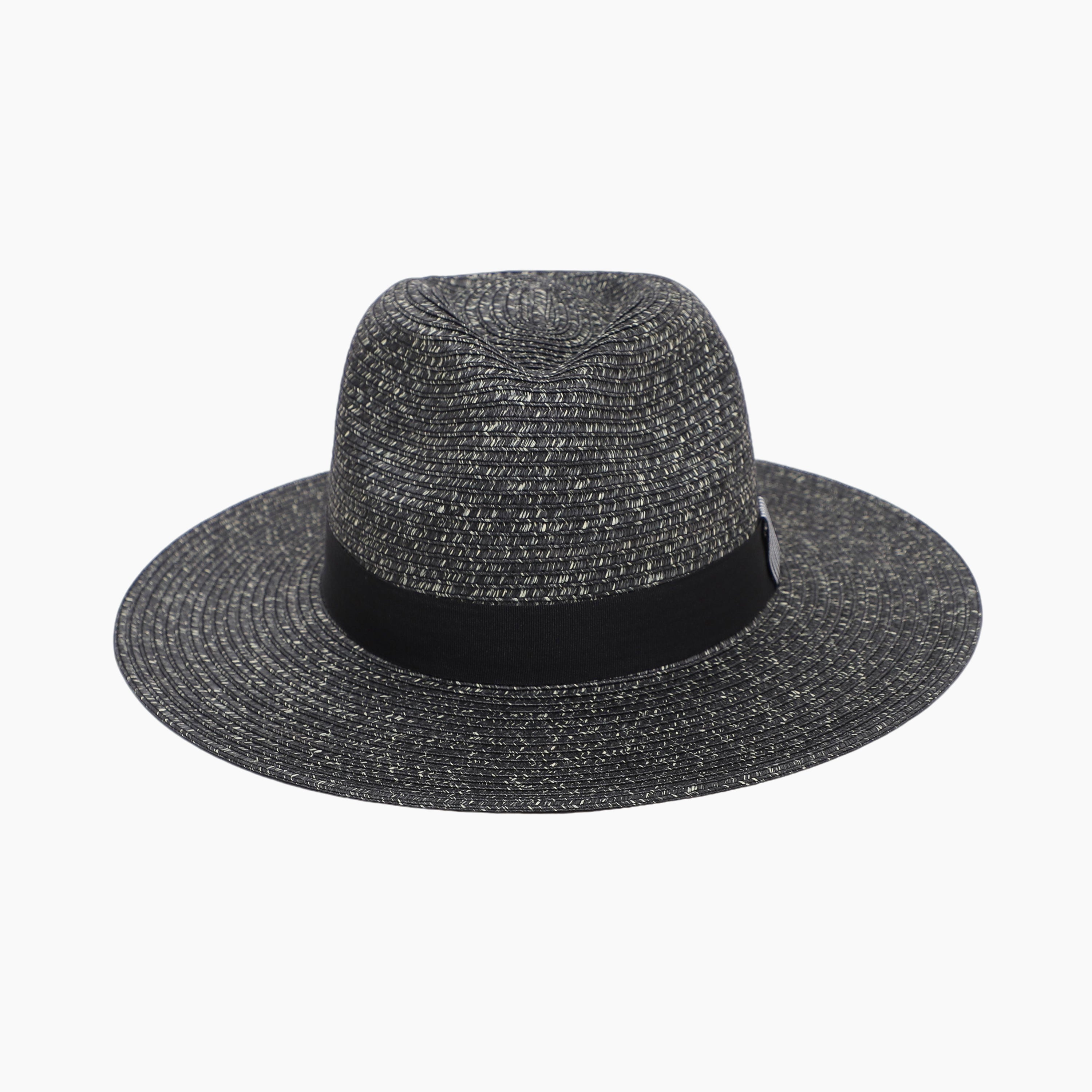 Wholesale Unisex Paper Straw Fedora Hat with  Flat Brim and UPF 50+ Sun Protection