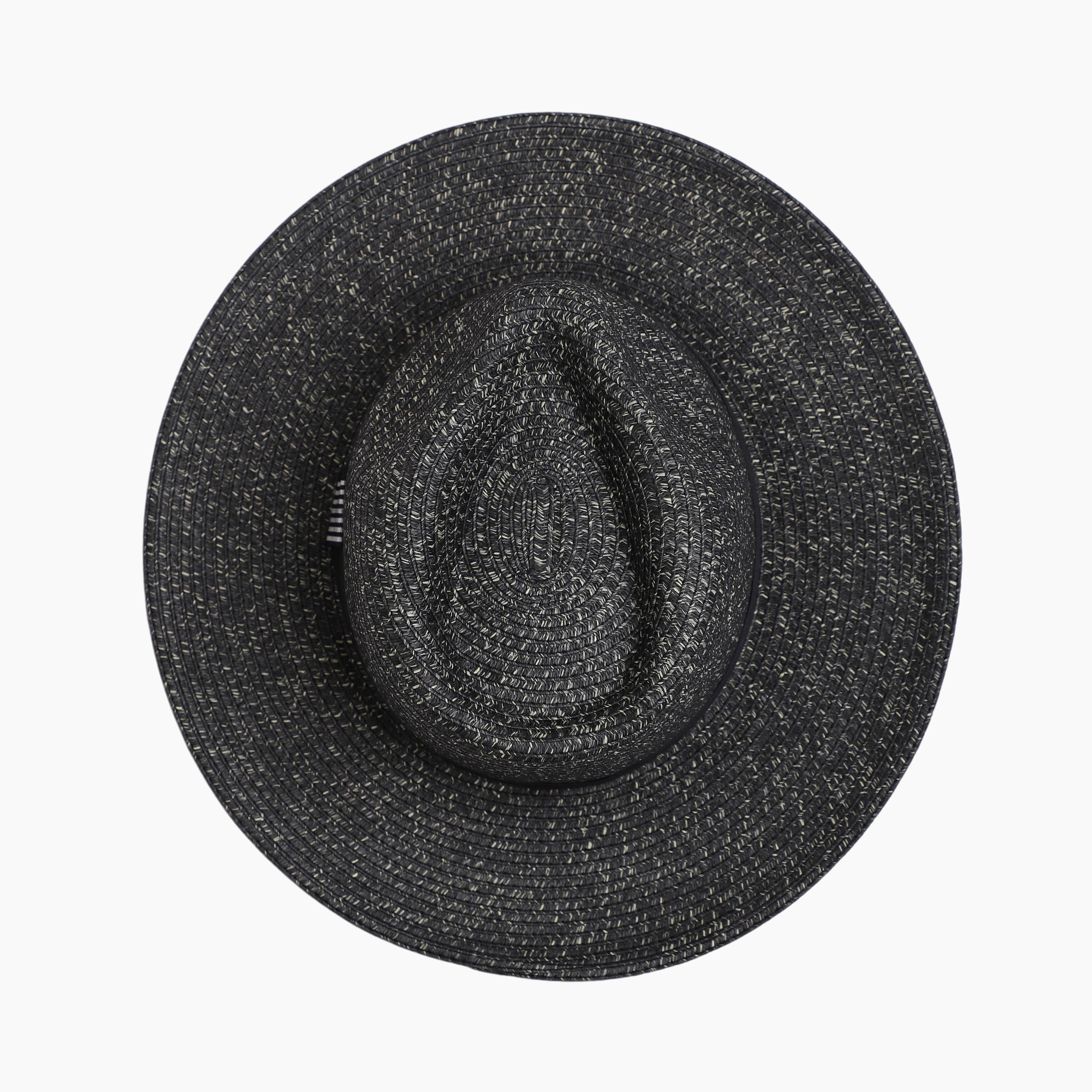 Wholesale Unisex Paper Straw Fedora Hat with  Flat Brim and UPF 50+ Sun Protection