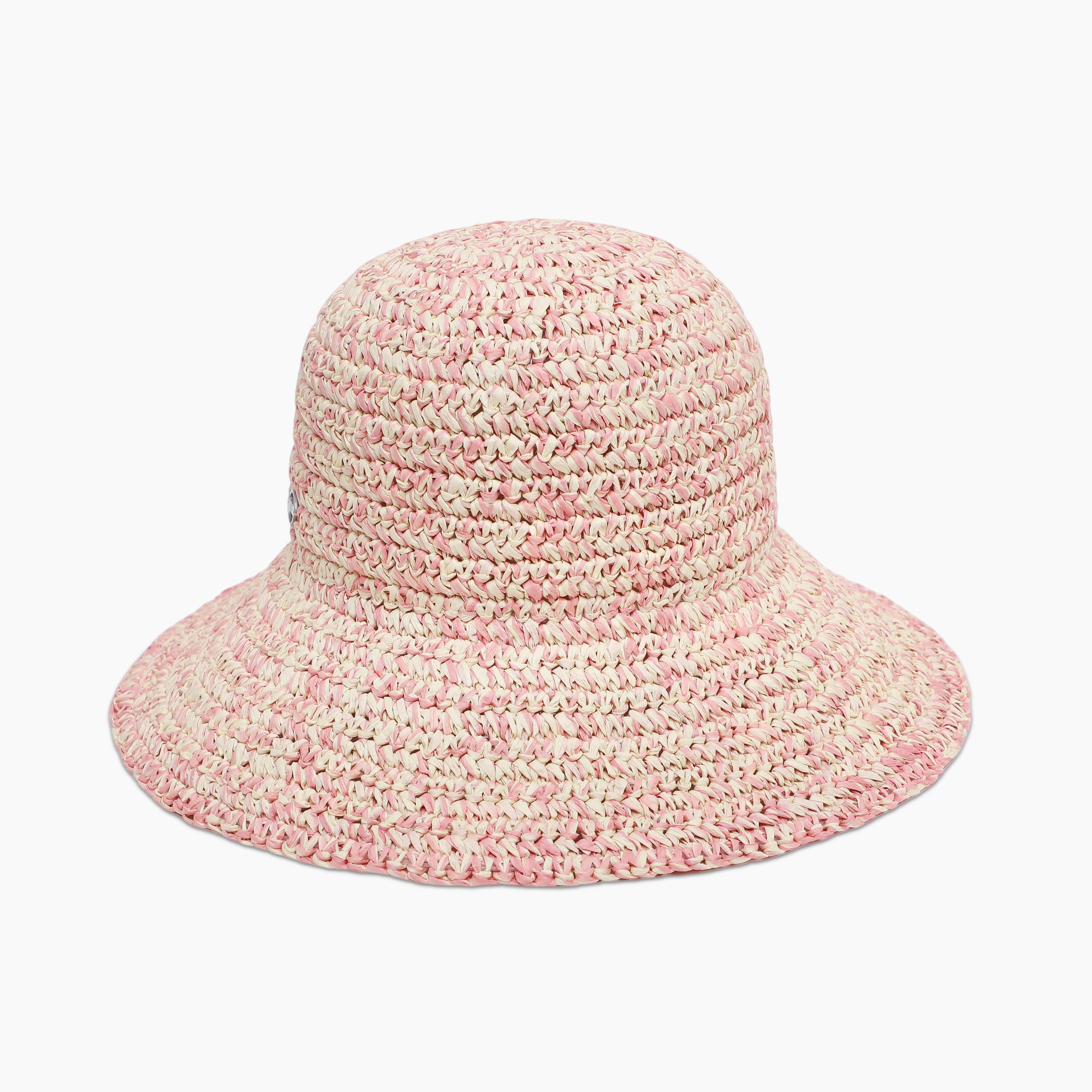 Wholesale Women's Paper Straw Bucket Hat with Wide Brim and UPF 50+ Sun Protection