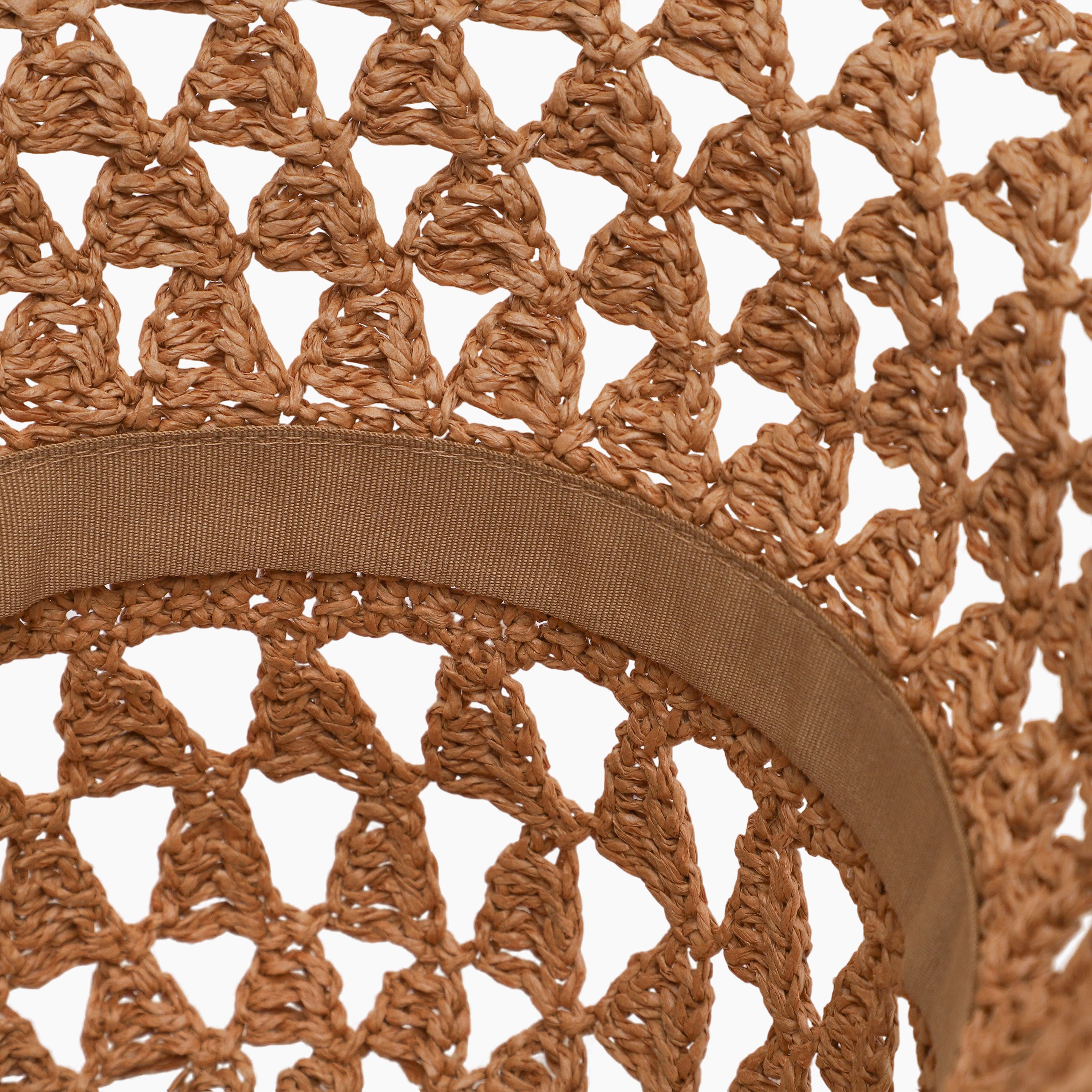 Wholesale Women's Paper Straw Bucket Hat with Wide Brim and UPF 50+ Sun Protection