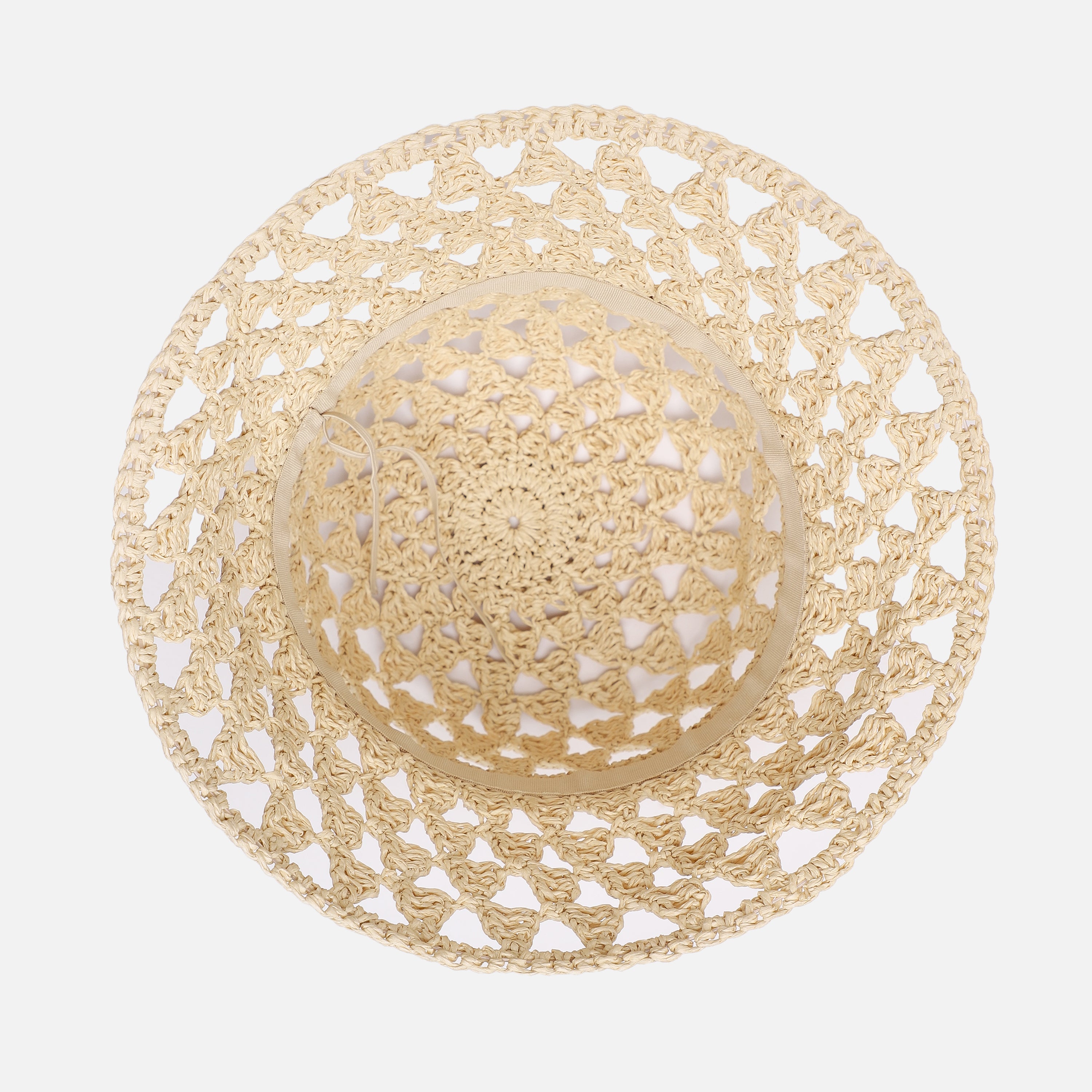 Wholesale Women's Paper Straw Bucket Hat with Wide Brim and UPF 50+ Sun Protection