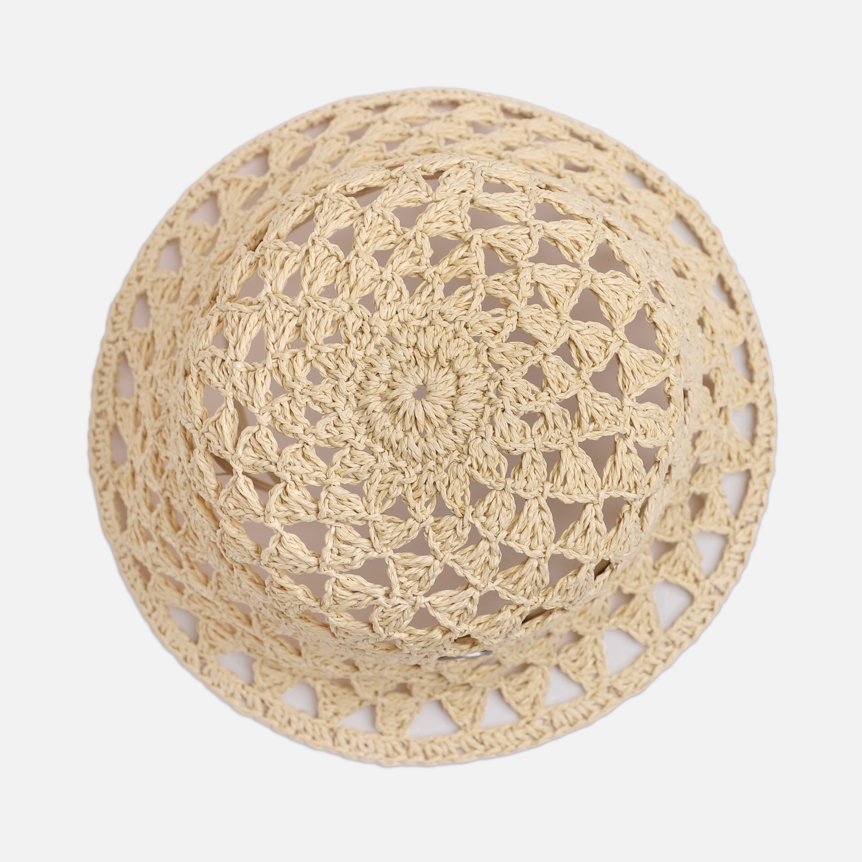 Wholesale Women's Paper Straw Bucket Hat with Wide Brim and UPF 50+ Sun Protection