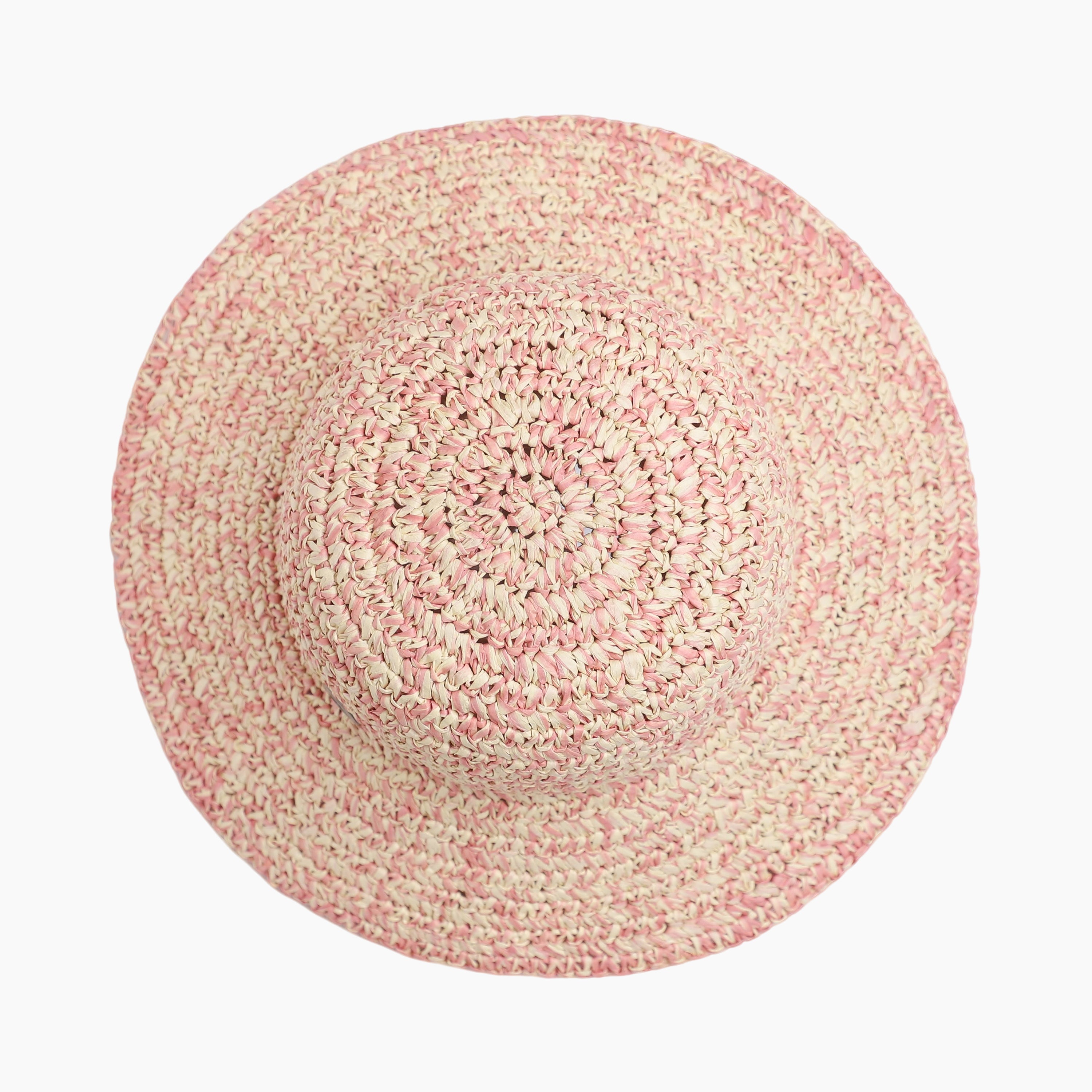 Wholesale Women's Paper Straw Bucket Hat with Wide Brim and UPF 50+ Sun Protection