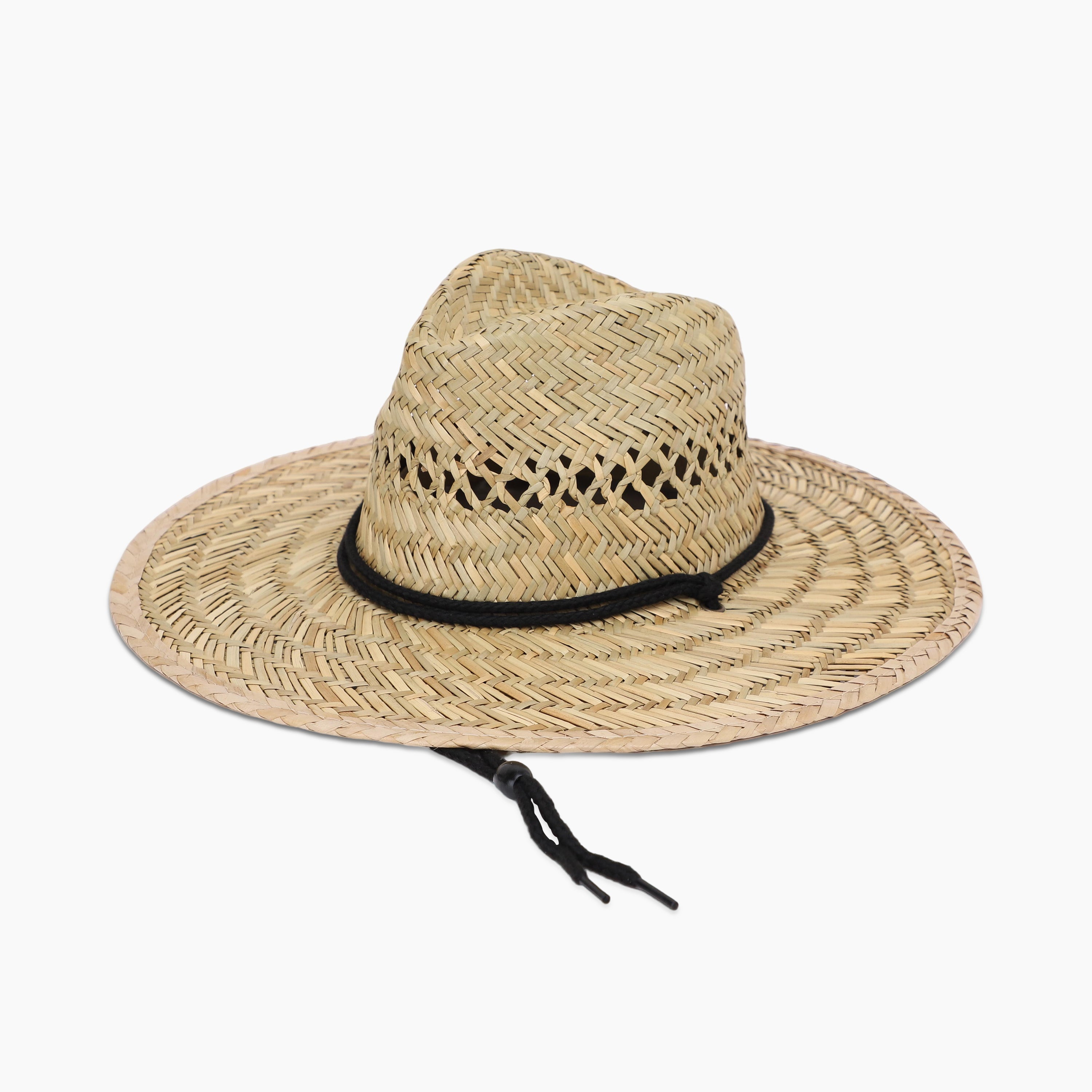 US Stock Wholesale Unisex Seagrass Lifeguard Hats with Wide Brim and UPF 50+ Sun Protection