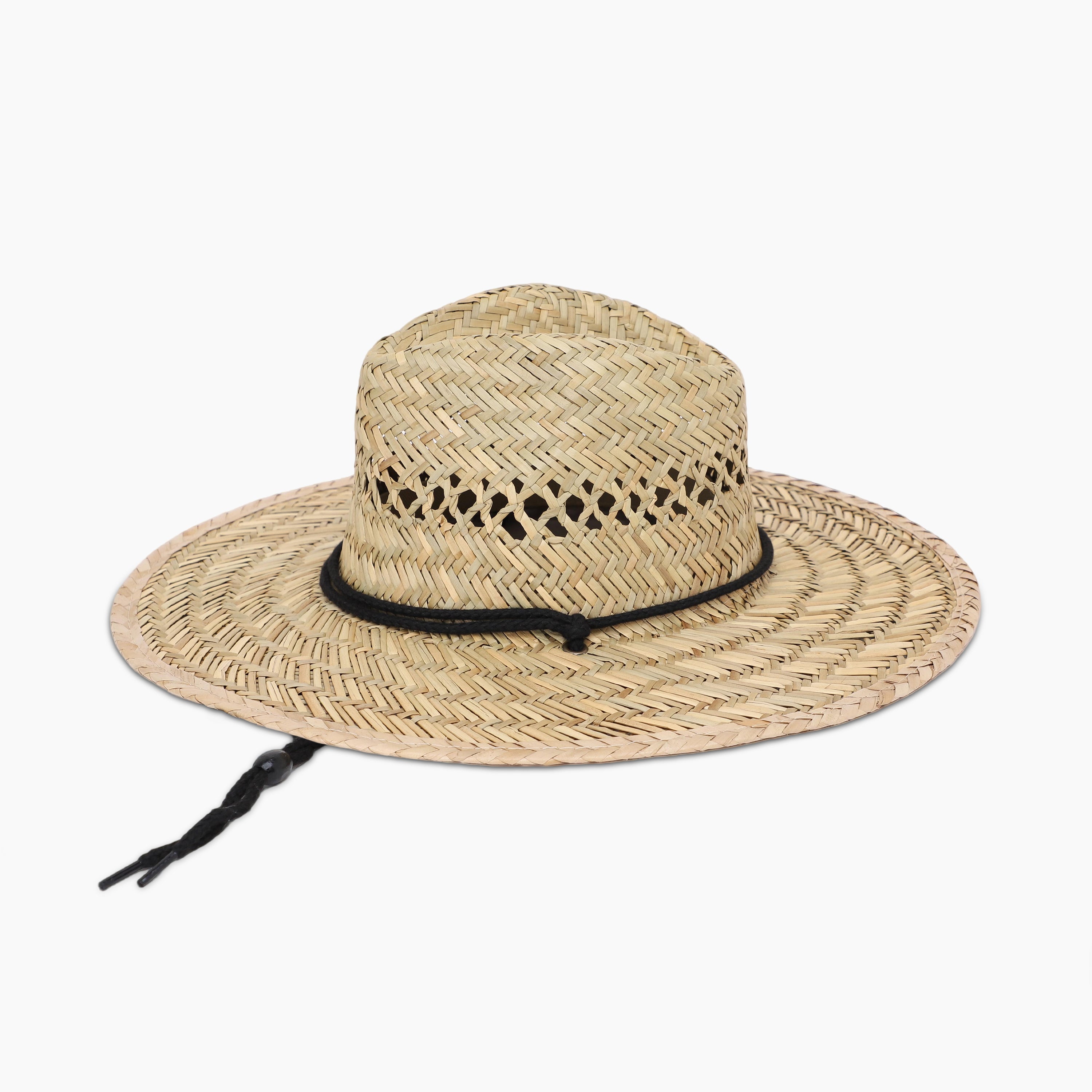 US Stock Wholesale Unisex Seagrass Lifeguard Hats with Wide Brim and UPF 50+ Sun Protection