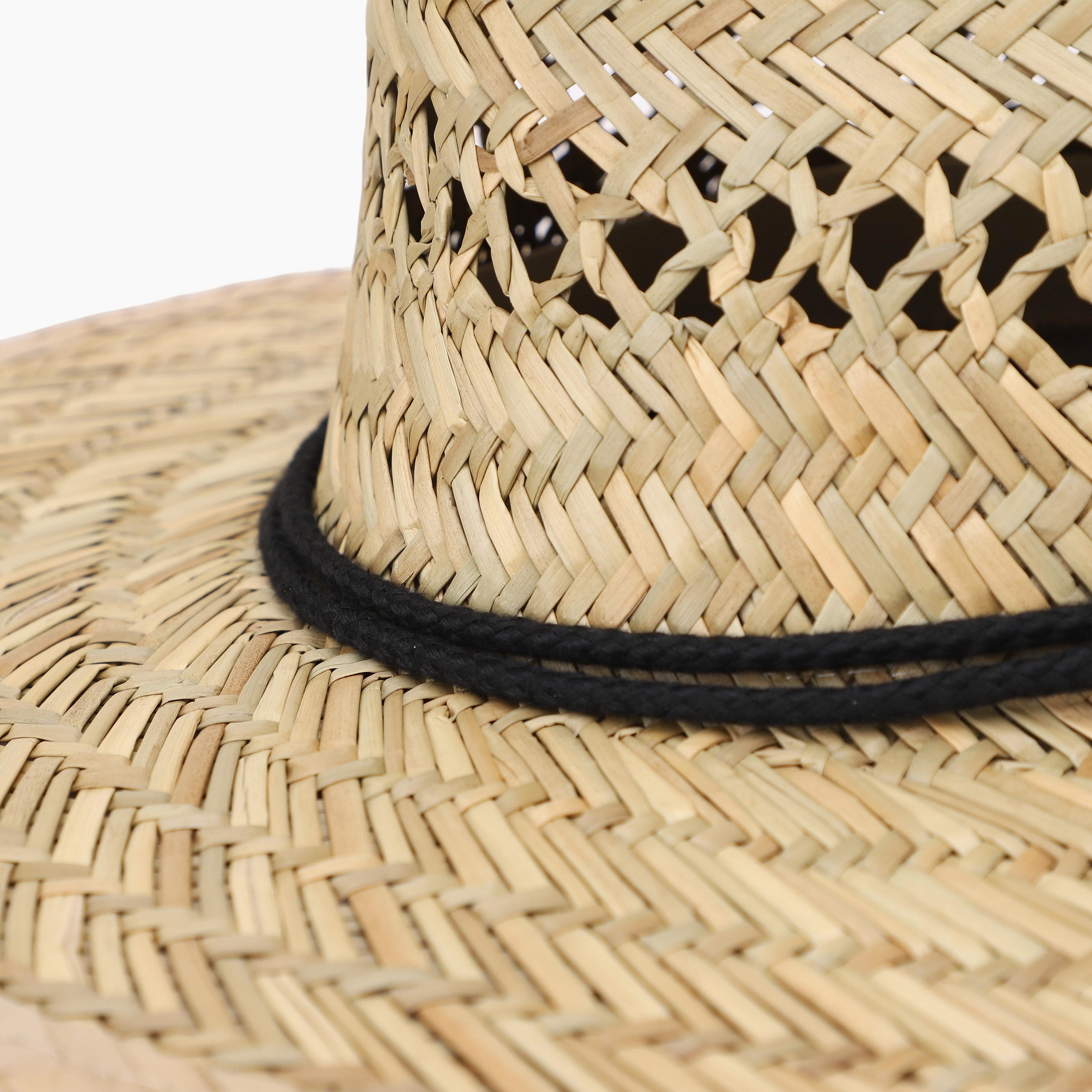 US Stock Wholesale Unisex Seagrass Lifeguard Hats with Wide Brim and UPF 50+ Sun Protection