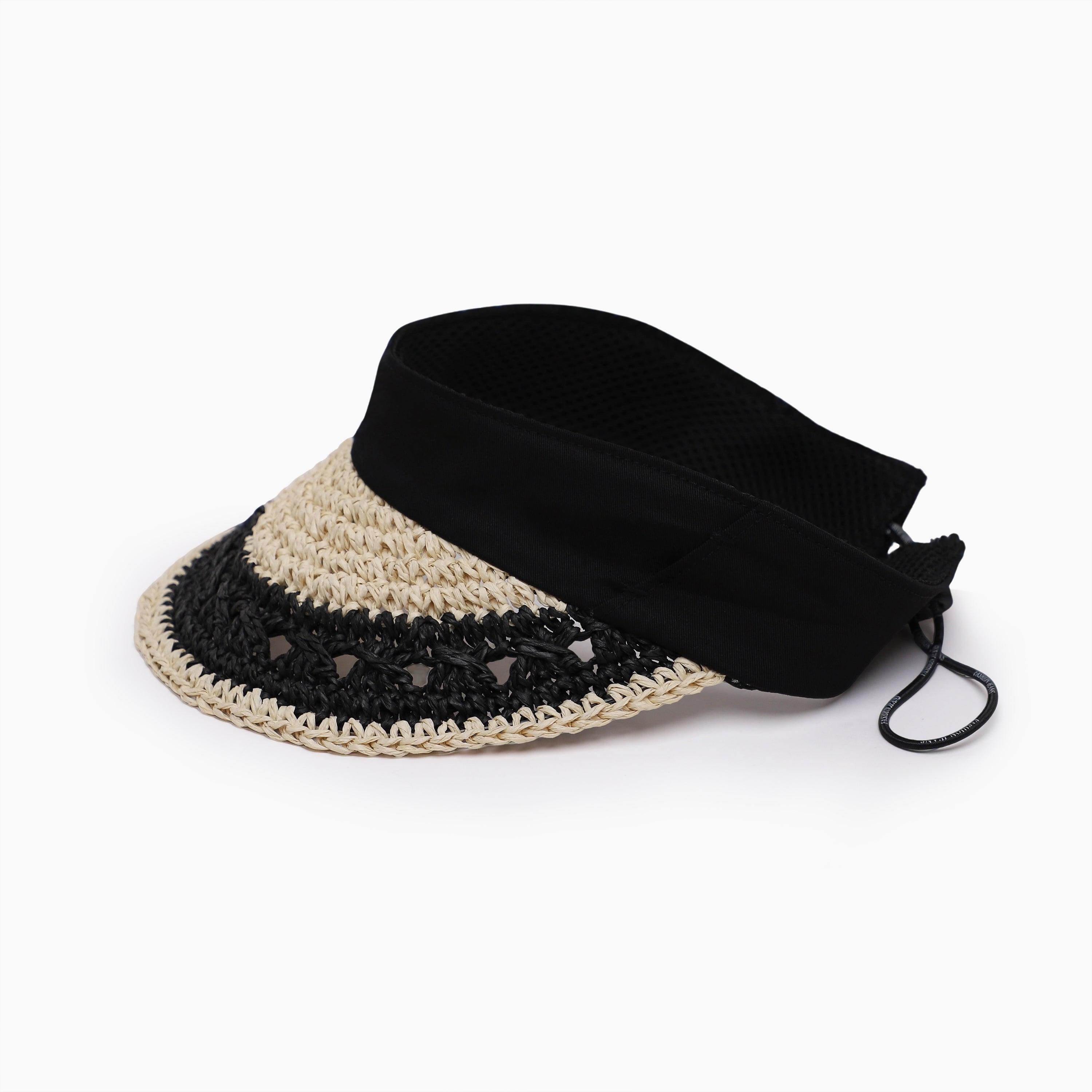 Wholesale Women's Paper Straw Sun Hat with  Curved Brim and UPF 50+ Sun Protection