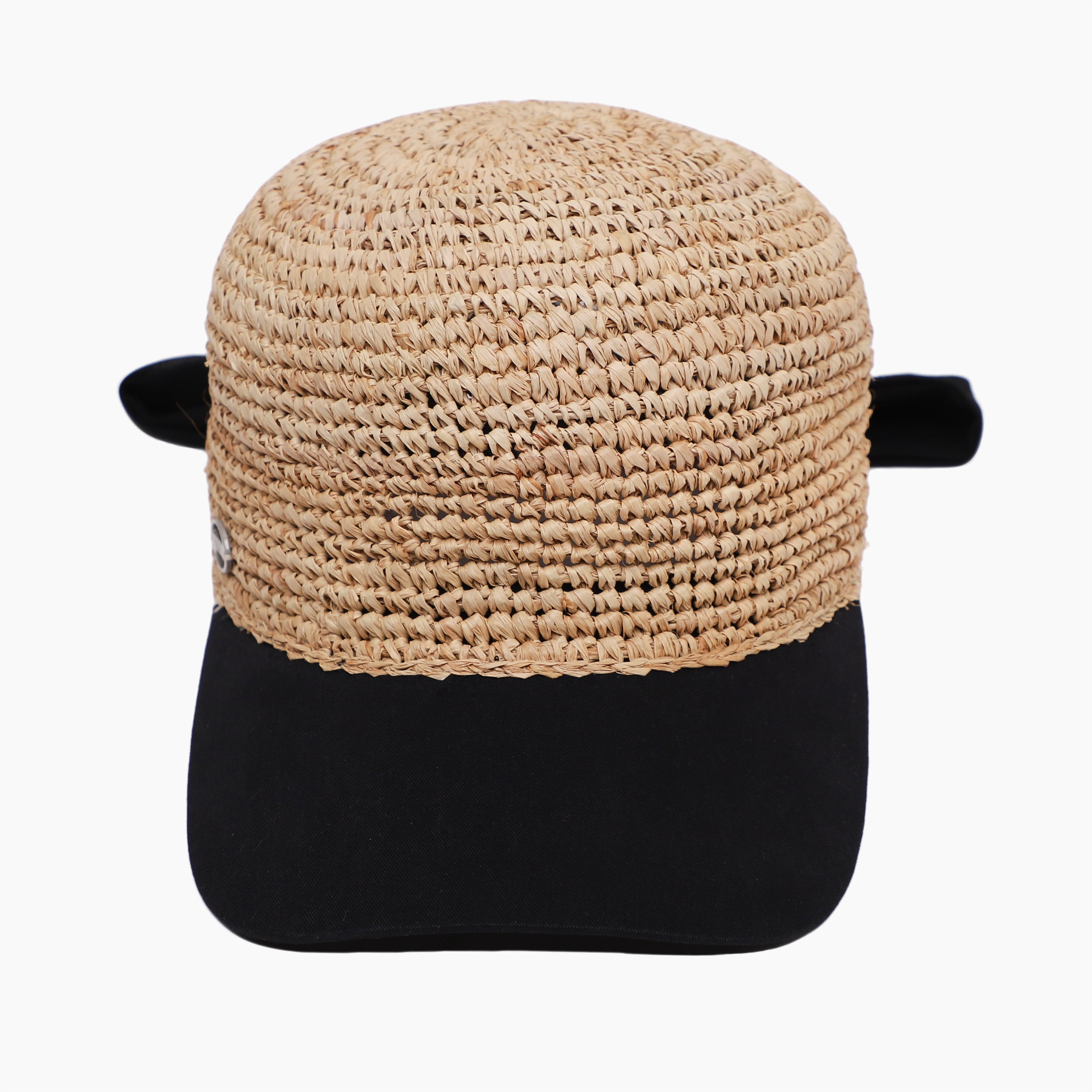 Wholesale Women's Paper Straw Sun Hat with  Curved Brim and UPF 50+ Sun Protection
